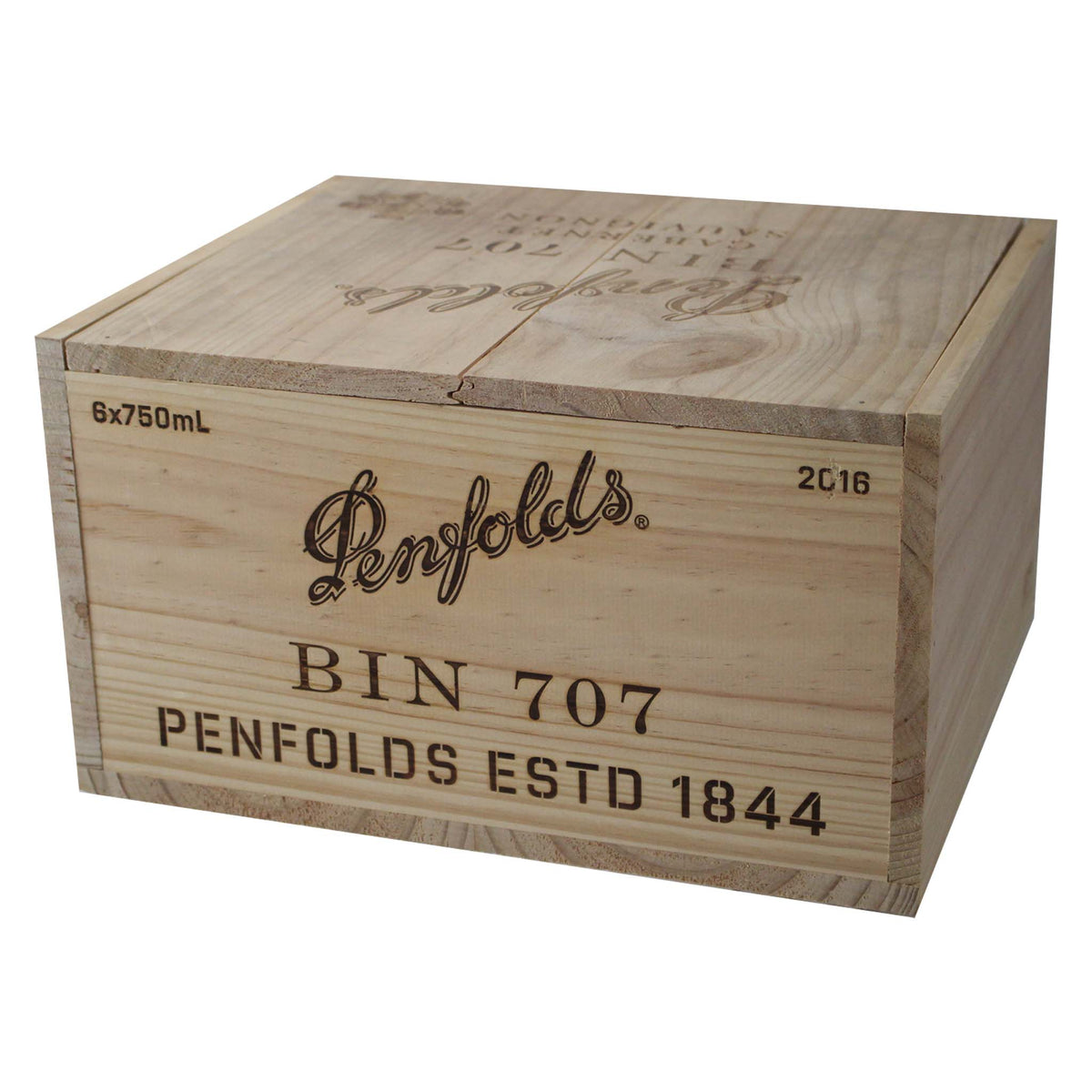 Penfolds Bin 707 2016 Timber Box (6 pack)
