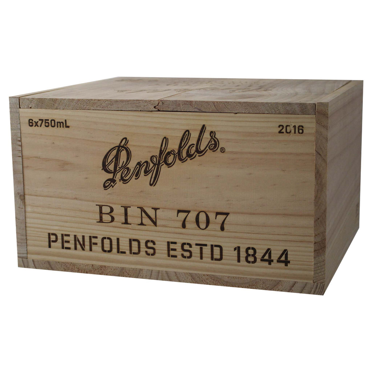 Penfolds Bin 707 2016 Timber Box (6 pack)