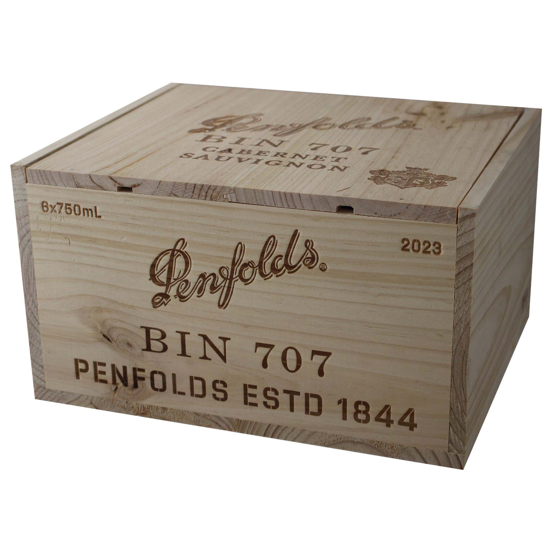 Penfolds Bin 707 2023 Timber Box (6 pack)