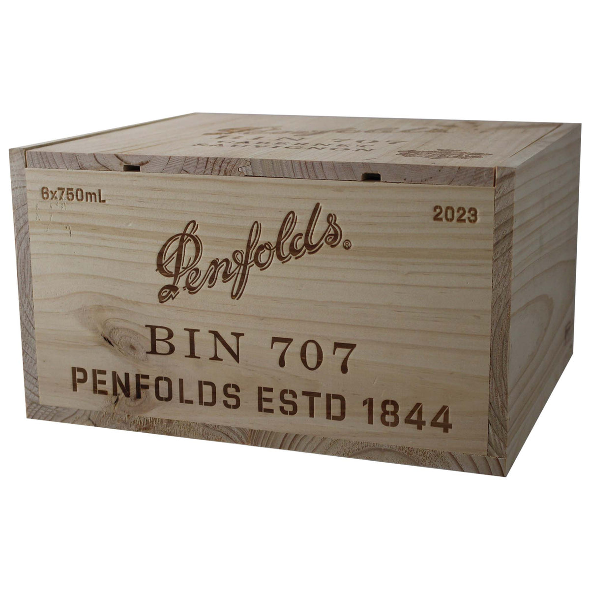 Penfolds Bin 707 2023 Timber Box (6 pack)