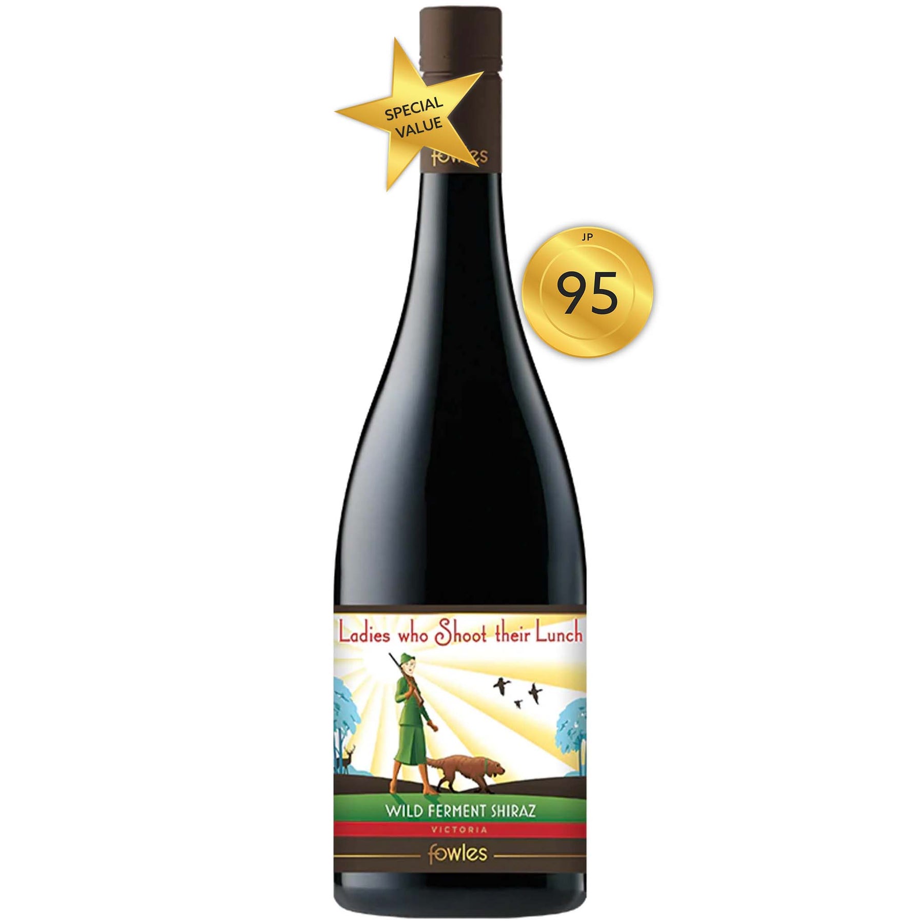 Ladies who Shoot their Lunch Wild Ferment Shiraz 2019