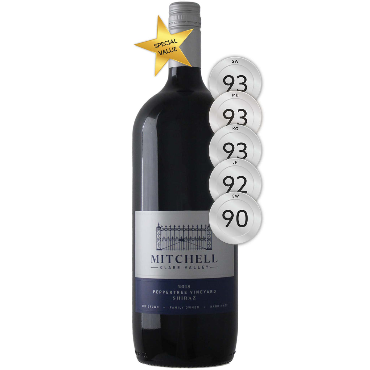 Mitchell Peppertree Vineyard Shiraz 2018 (1500ml)