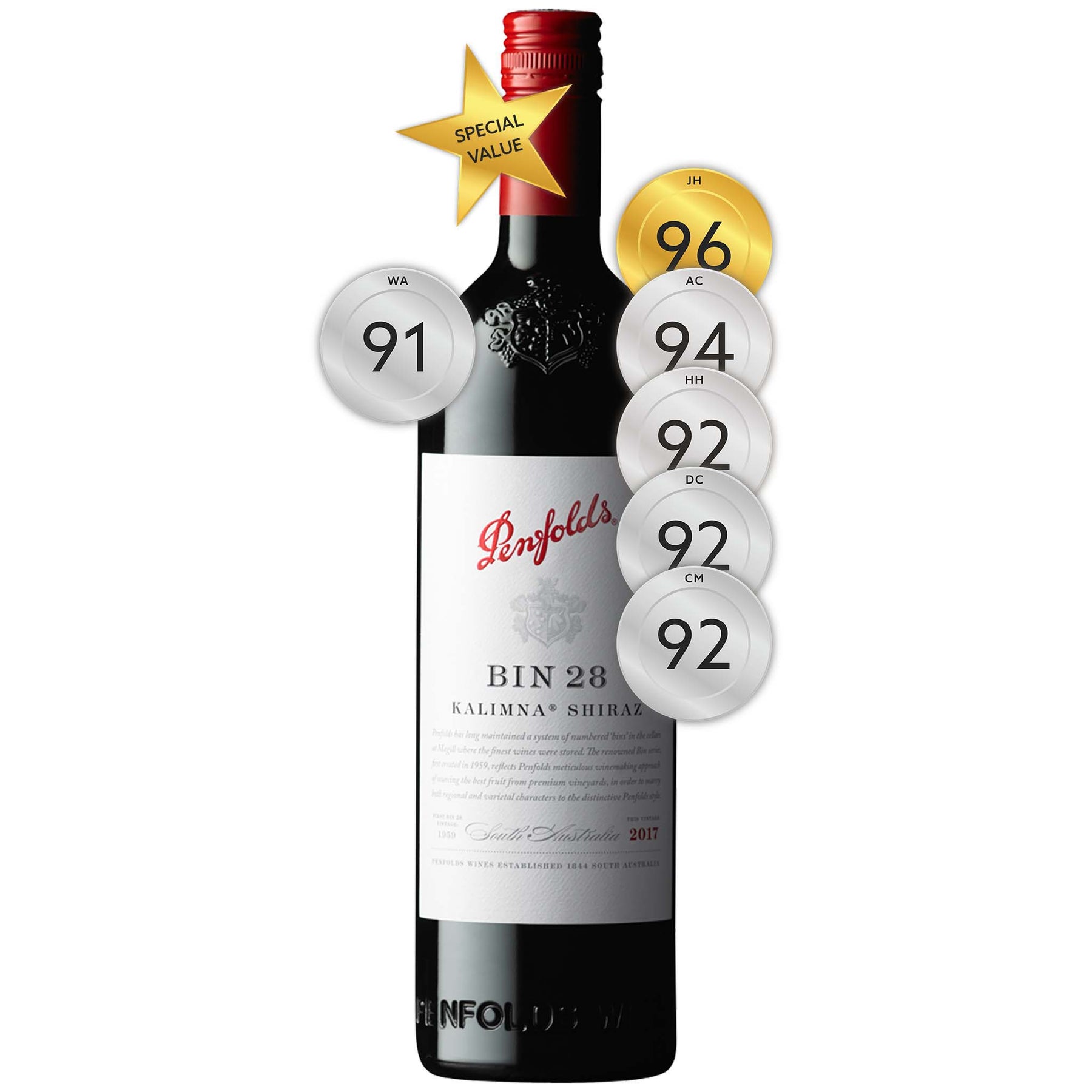 Penfolds Bin 28 Kalimna Shiraz 2017