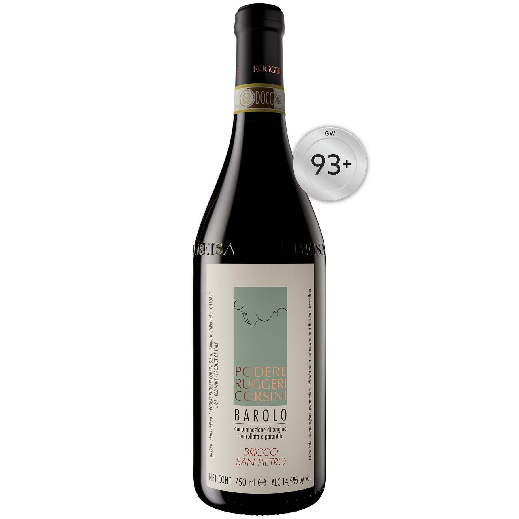Podere Ruggeri Corsini 'Bricco San Pietro', Barolo DOCG 2012