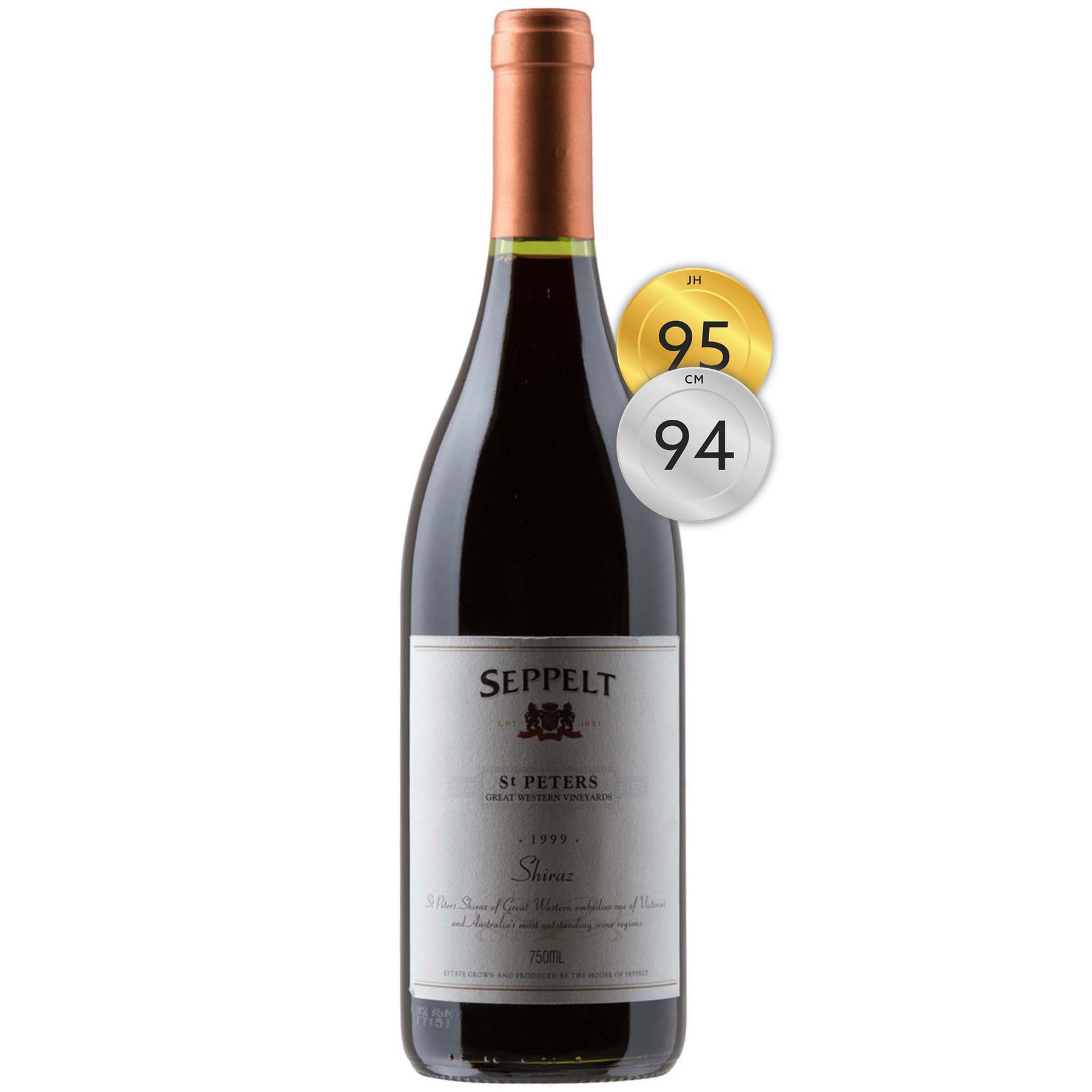 Seppelt St Peters Great Western Vineyards Shiraz 1999