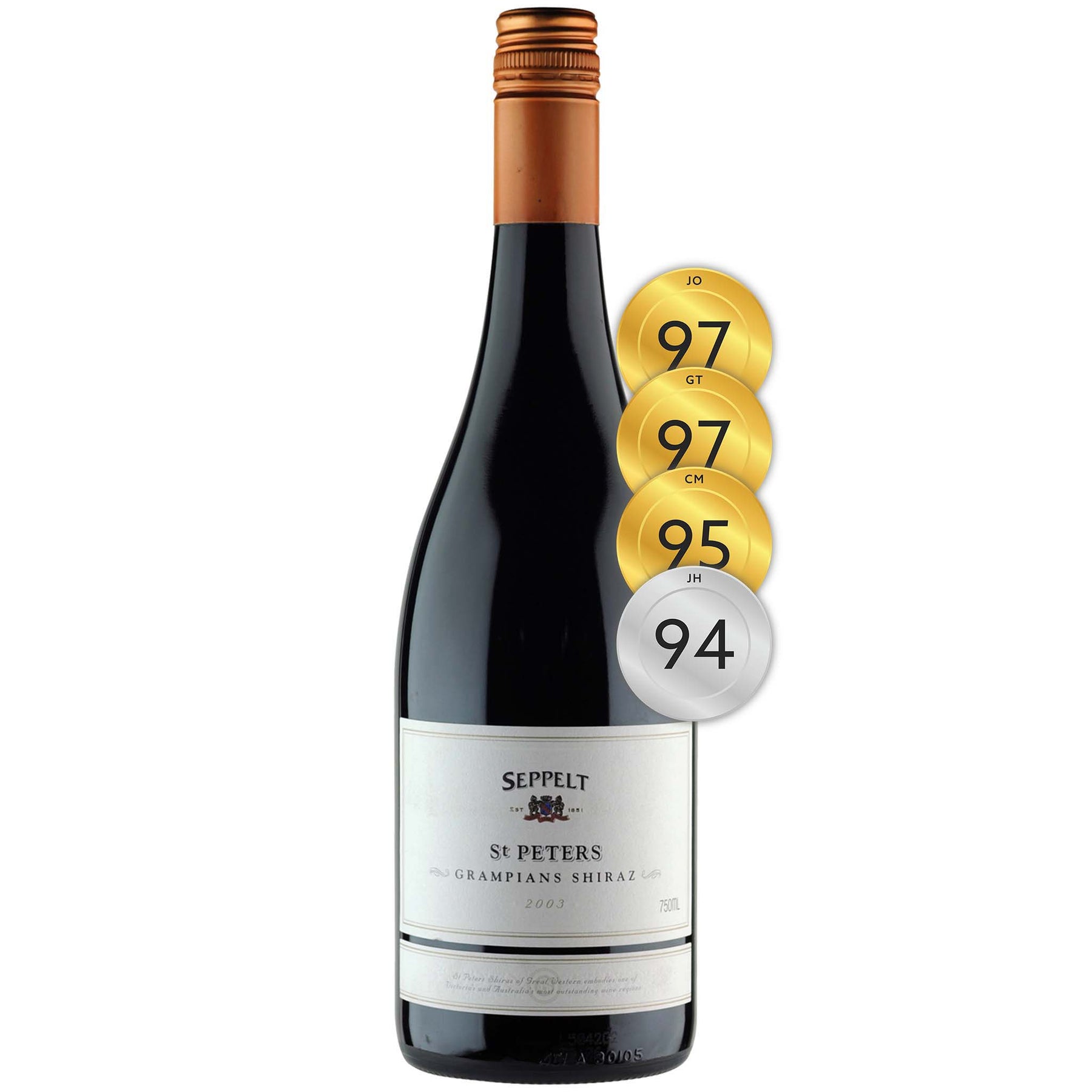 Seppelt St Peters Grampians Shiraz 2003
