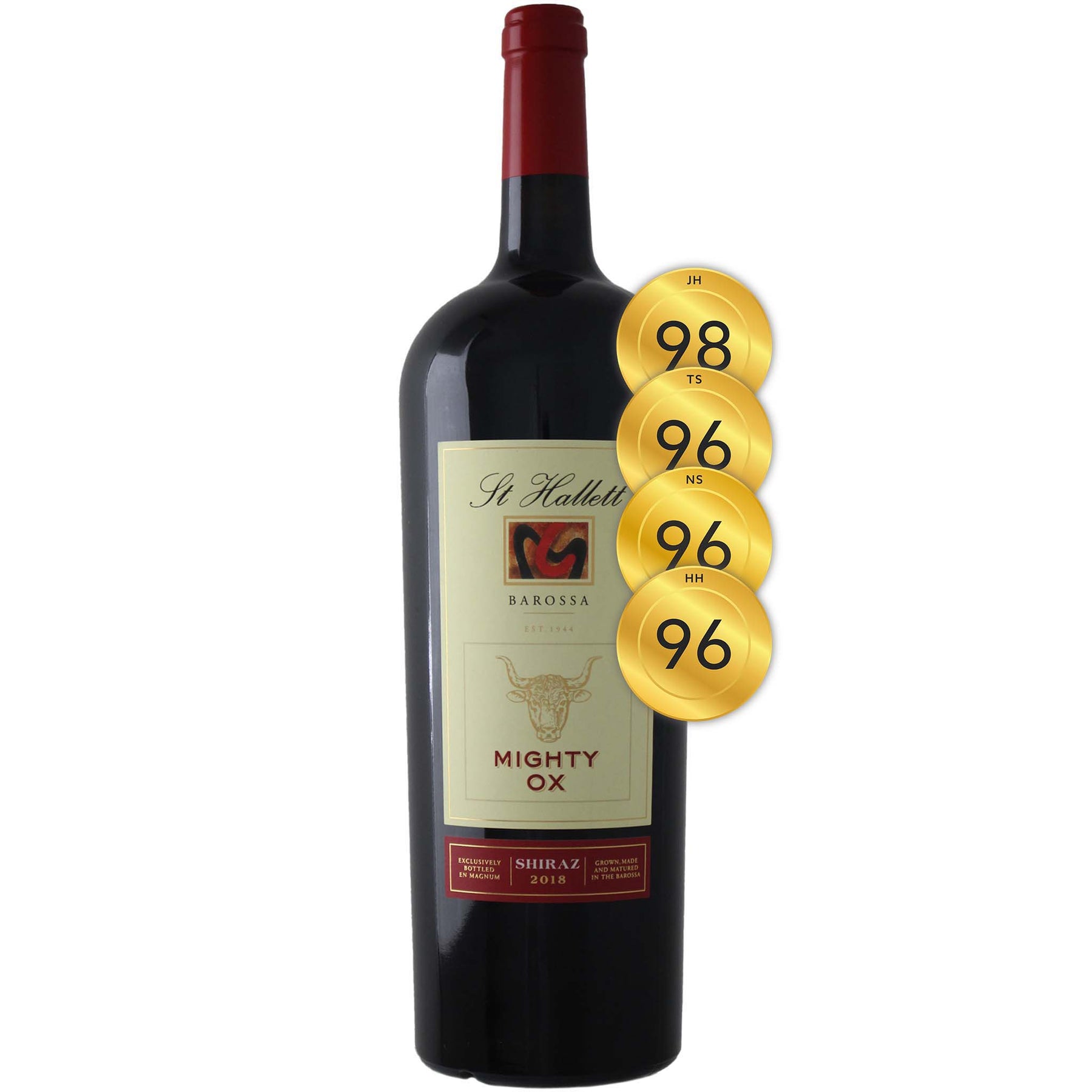 St Hallett Mighty Ox Shiraz 2018 (1500ml)