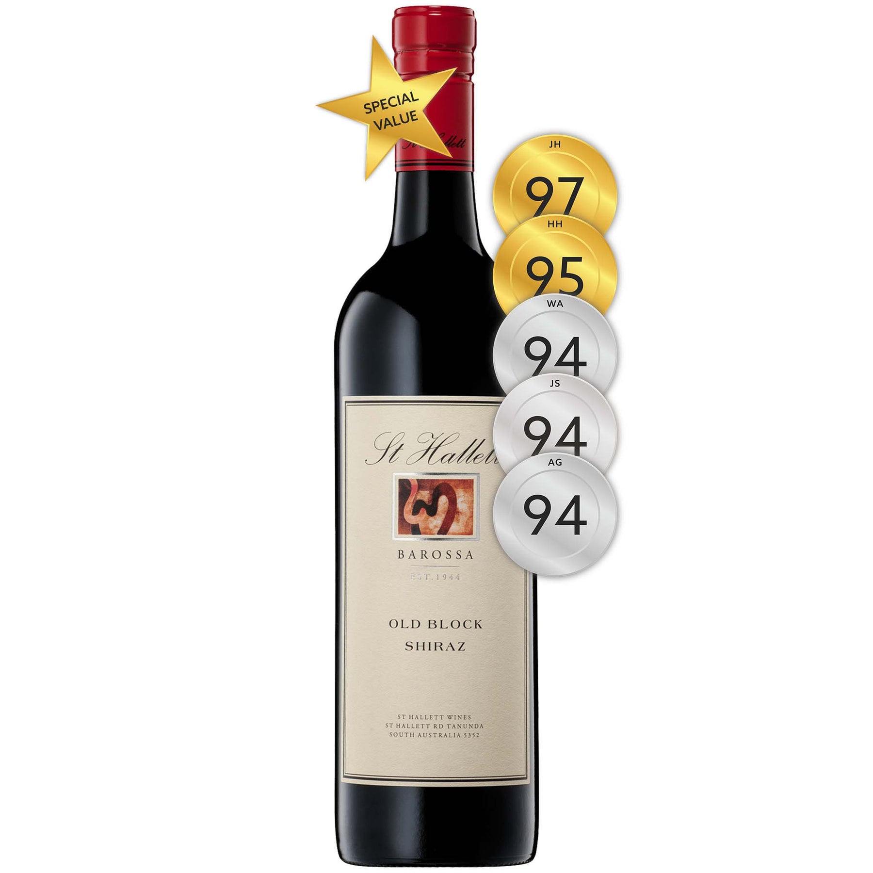 St Hallett Old Block Shiraz 2016