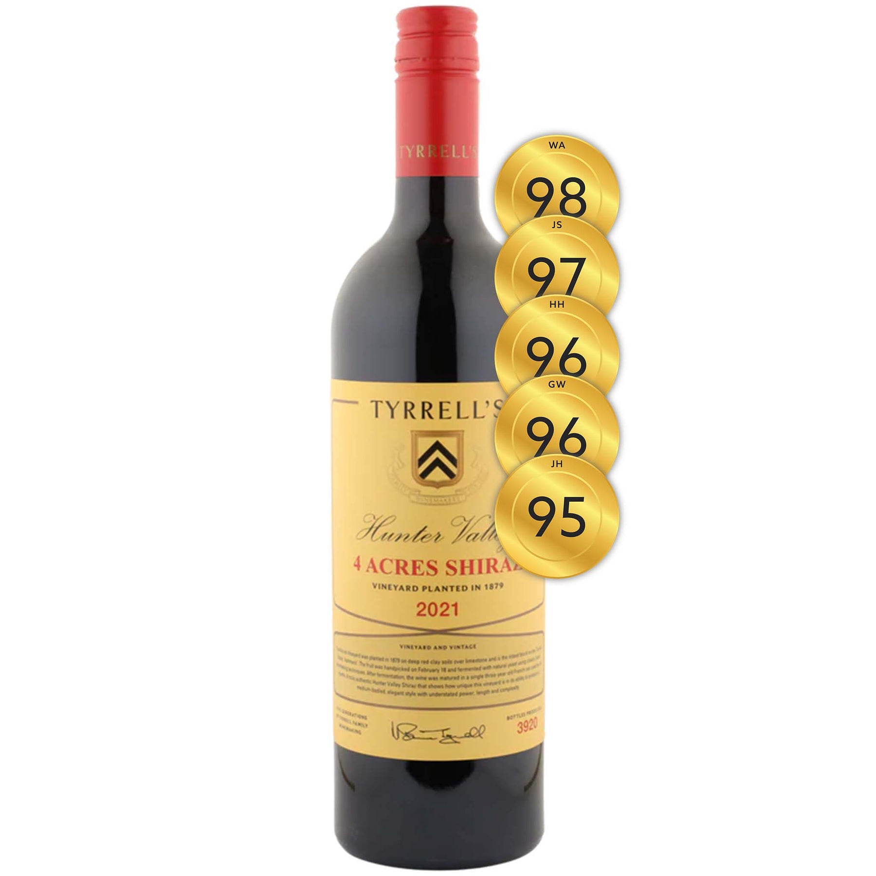 Tyrrell's Sacred Sites 4 Acres Shiraz 2021