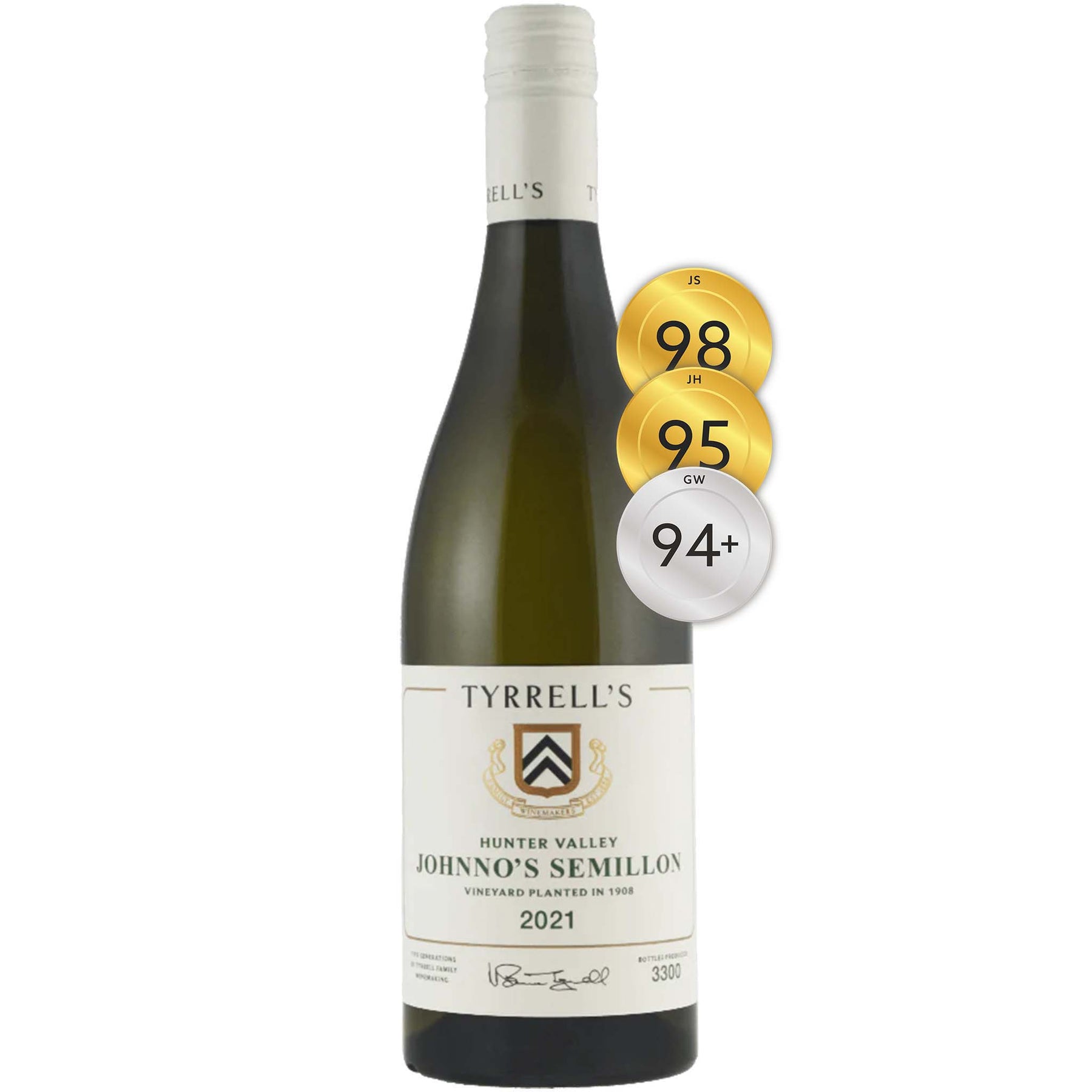 Tyrrell's Sacred Sites Johnno's Semillon 2021