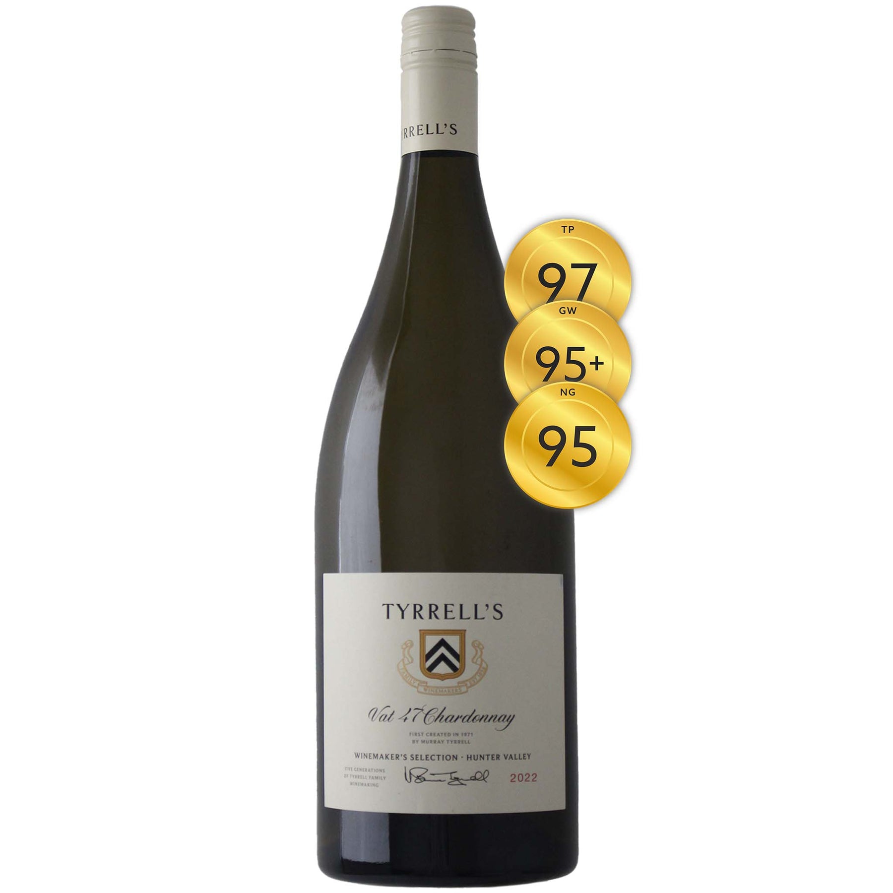 Tyrrell's Vat 47 Chardonnay 2022 (1500ml)