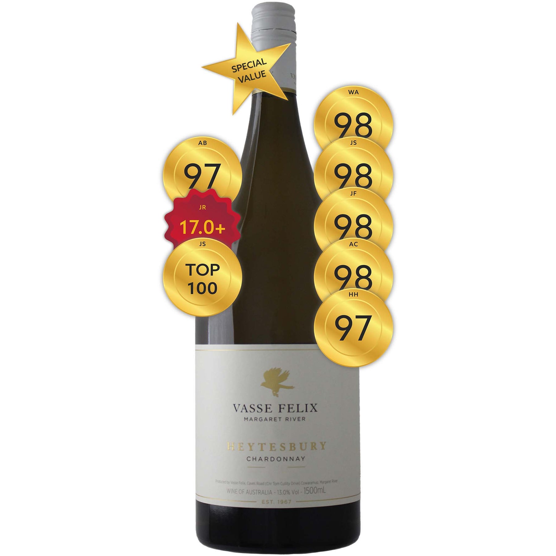 Vasse Felix Heytesbury Chardonnay 2021 (1500ml)