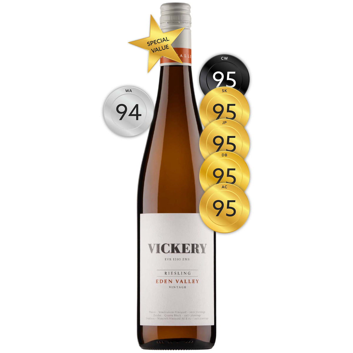 Vickery Eden Valley Riesling 2022