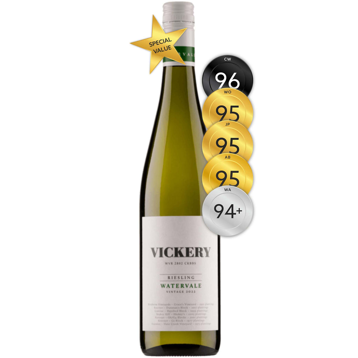 Vickery Watervale Riesling 2022