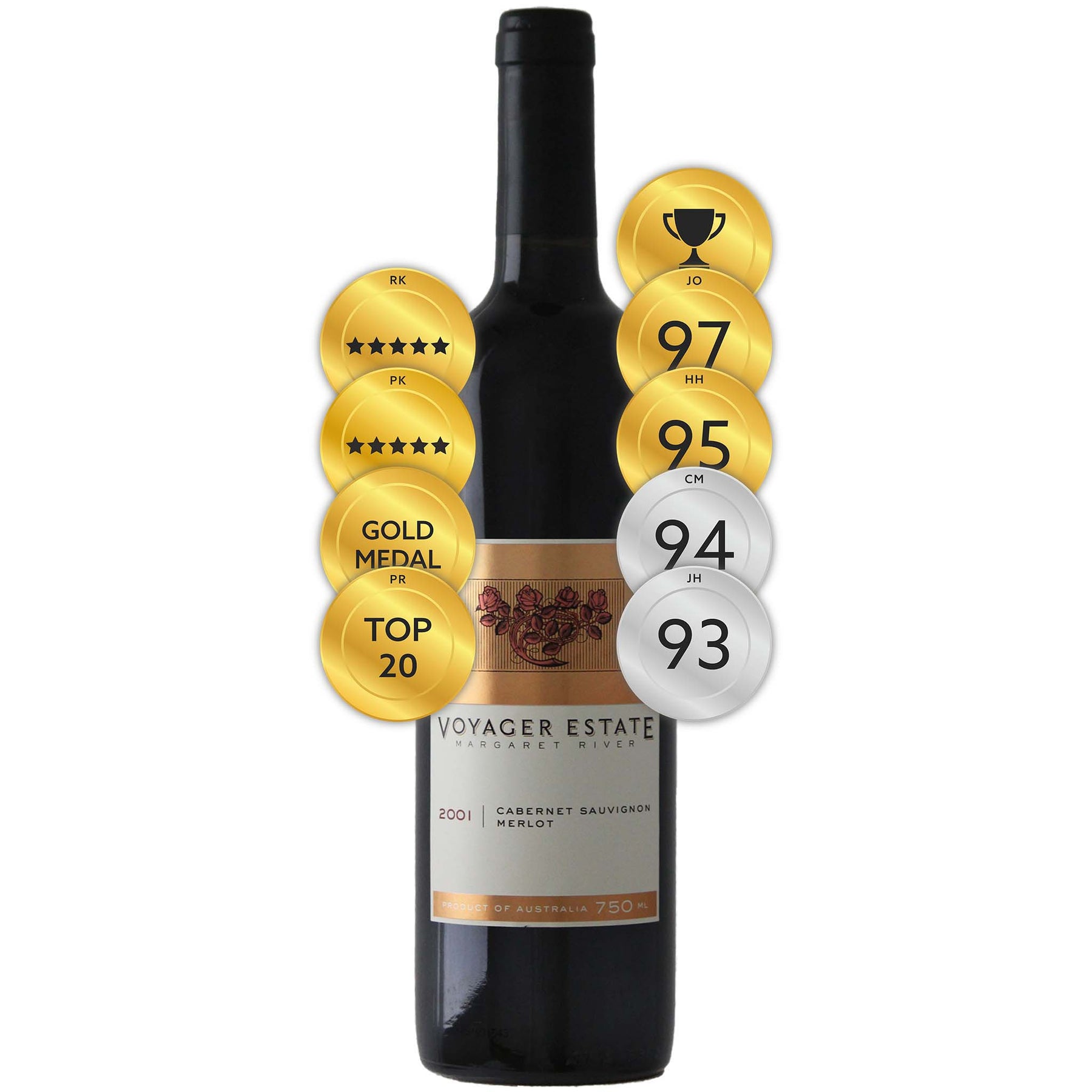 Voyager Estate Cabernet Sauvignon Merlot 2001