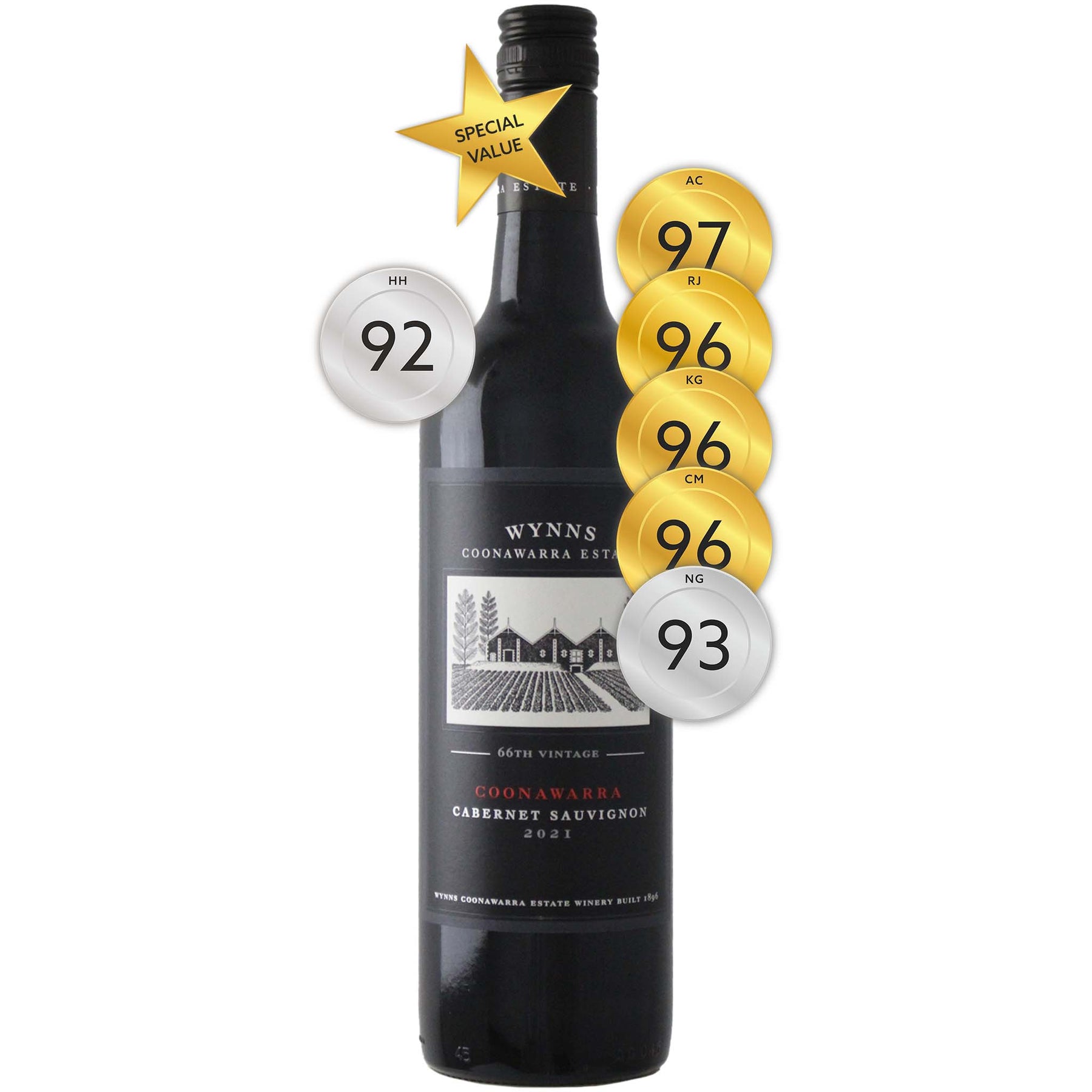 Wynns Coonawarra Estate Black Label Cabernet Sauvignon 2021 (Gift Box)