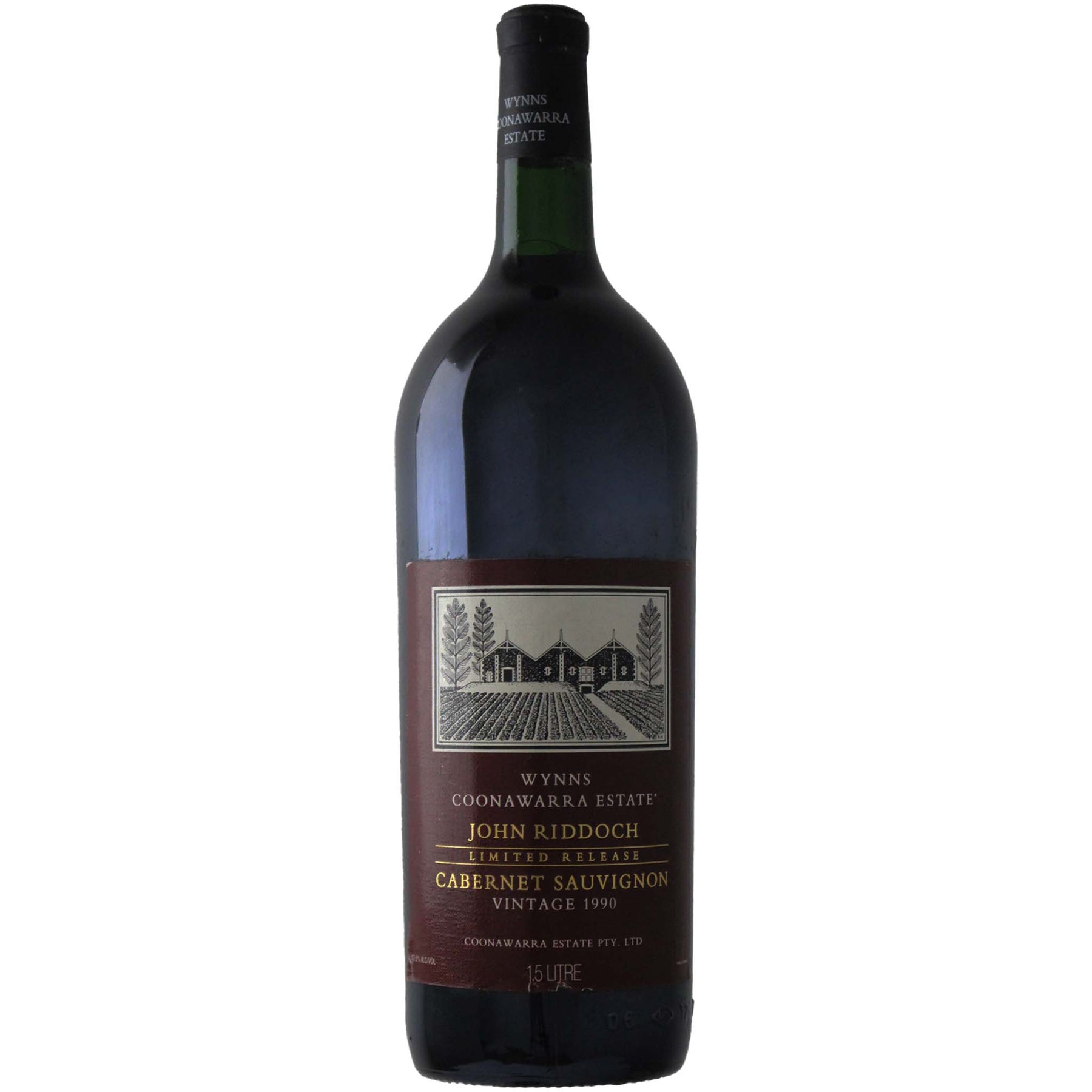 Wynns Coonawarra Estate John Riddoch Cabernet Sauvignon 1990 (1500ml)