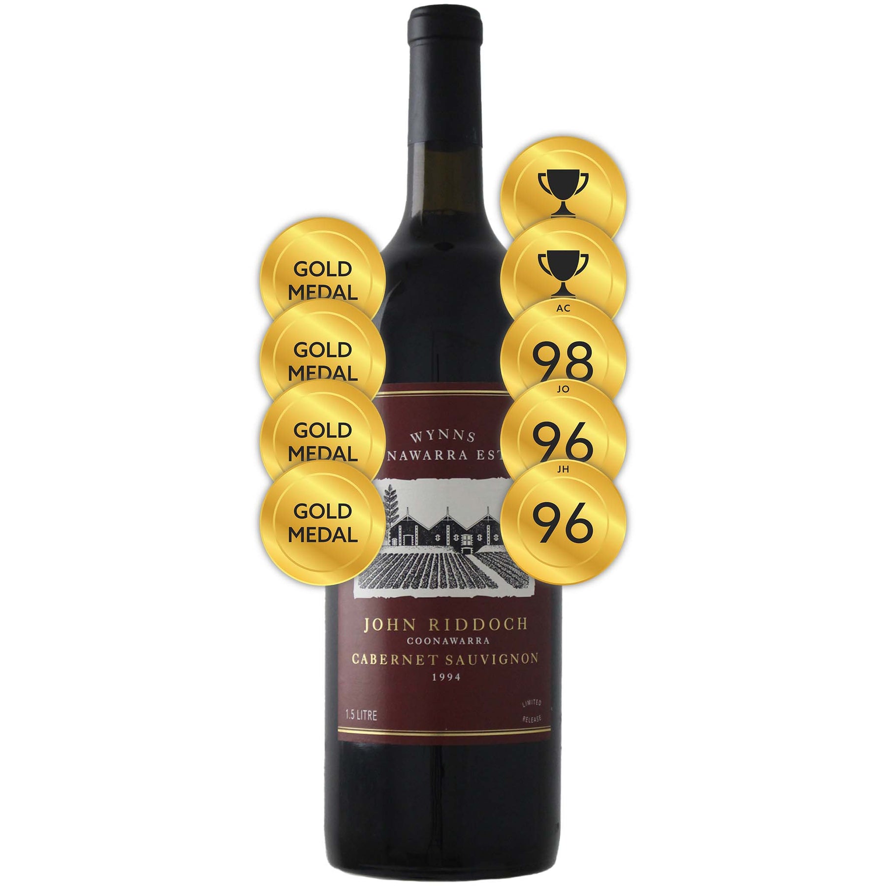 Wynns Coonawarra Estate John Riddoch Cabernet Sauvignon 1994 (1500ml)