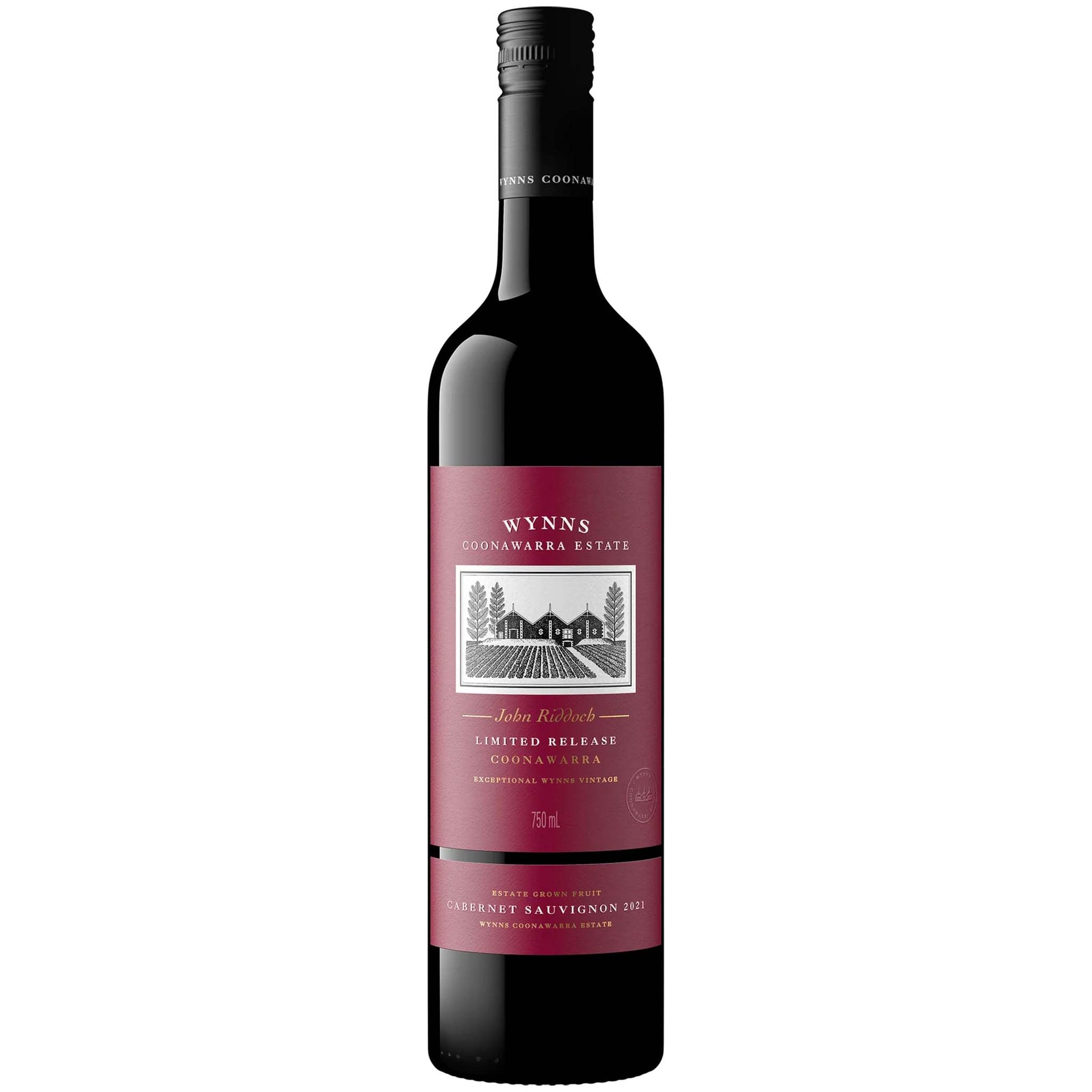 Wynns Coonawarra Estate John Riddoch Cabernet Sauvignon 2021 (Gift Box)