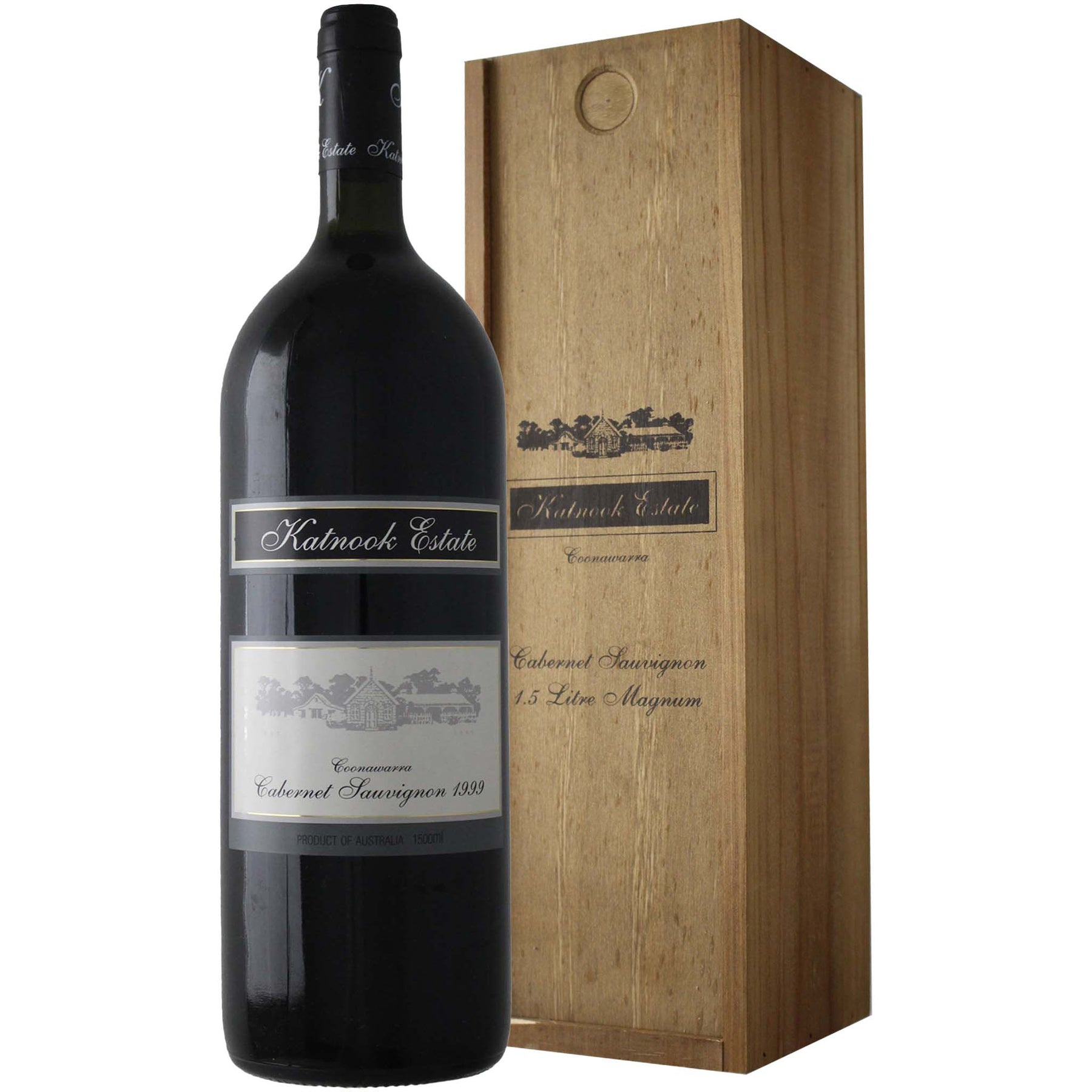 Katnook Estate Coonawarra Cabernet Sauvignon 1999 (1500ml) (Gift Box)