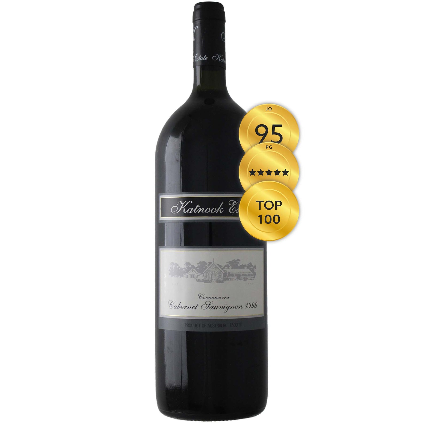 Katnook Estate Coonawarra Cabernet Sauvignon 1999 (1500ml) (Gift Box)