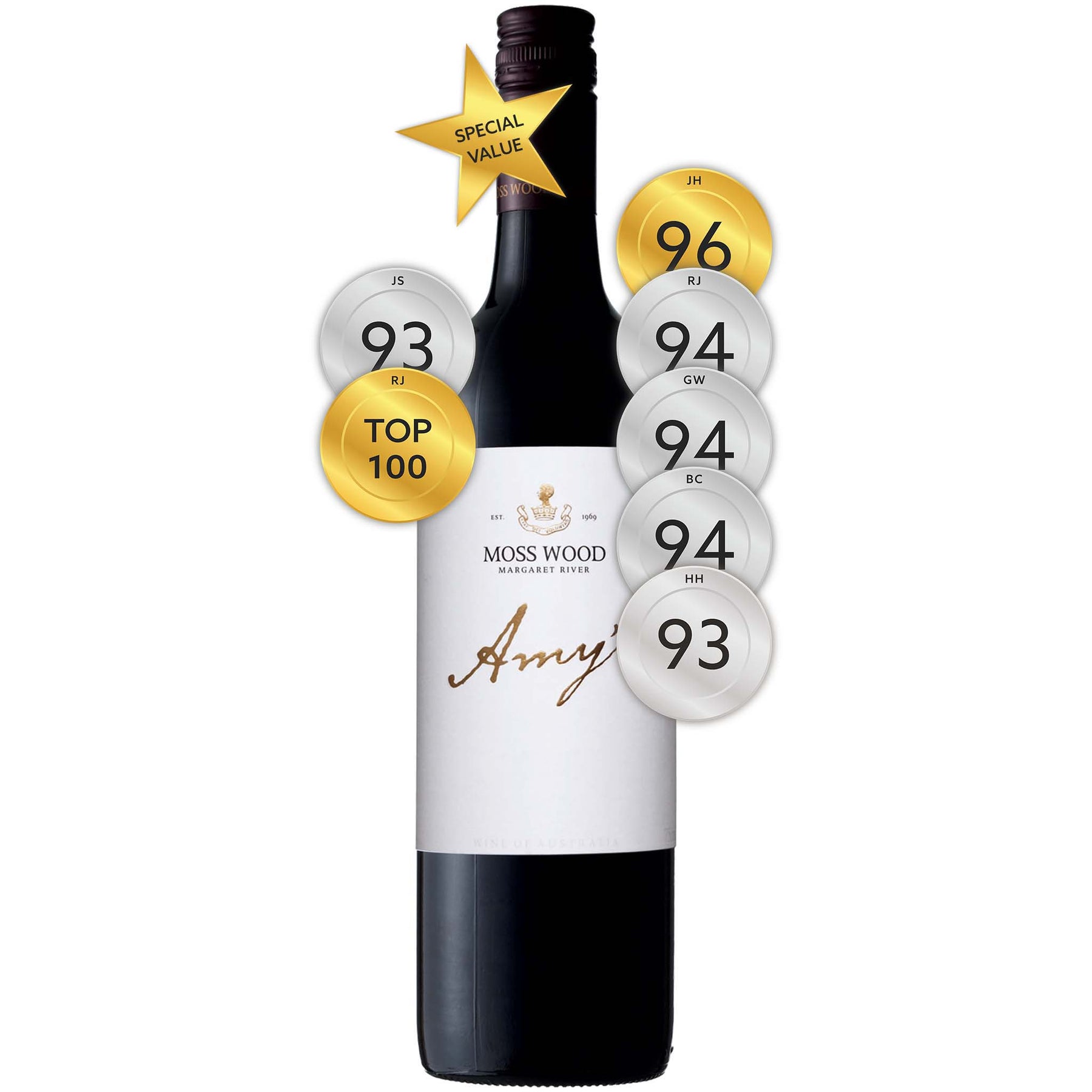 Moss Wood Amy's Cabernet Sauvignon 2018