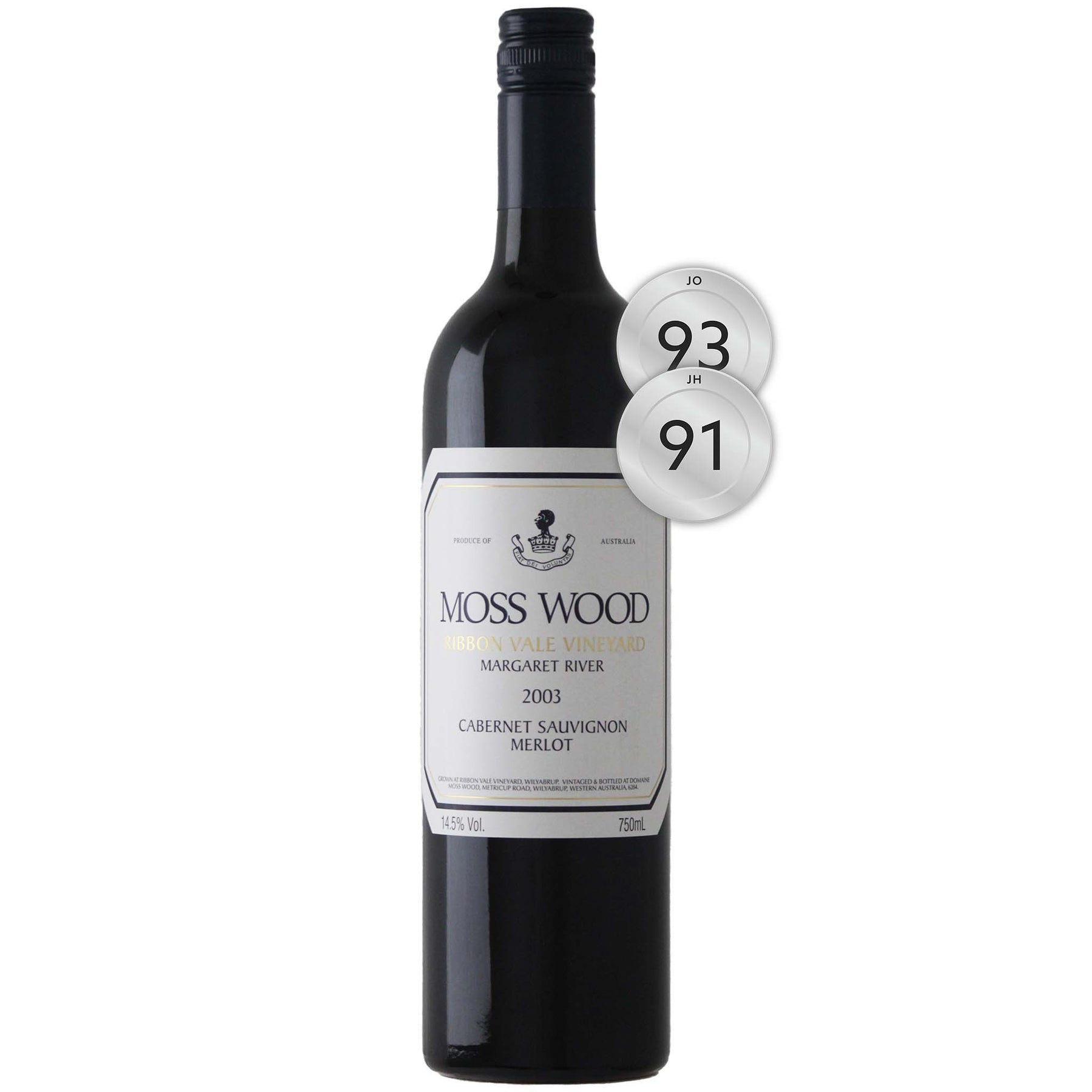 Moss Wood Ribbon Vale Vineyard Cabernet Merlot 2003