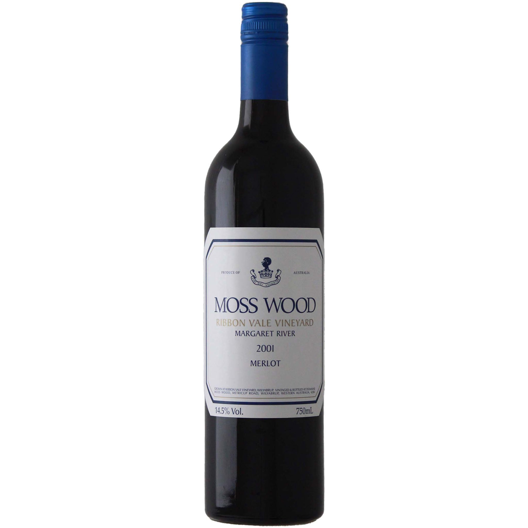 Moss Wood Ribbon Vale Vineyard Merlot 2001