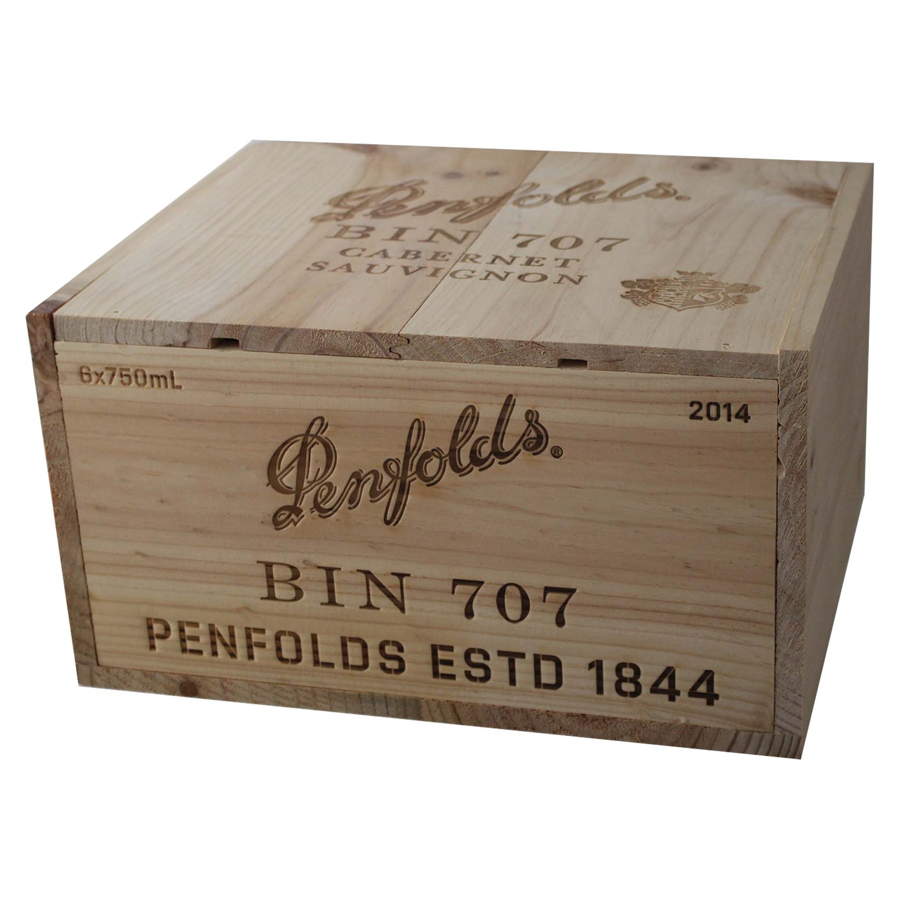 Penfolds Bin 707 2014 Timber Box (6 pack)