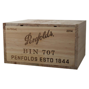 Penfolds Bin 707 2014 Timber Box (6 pack)