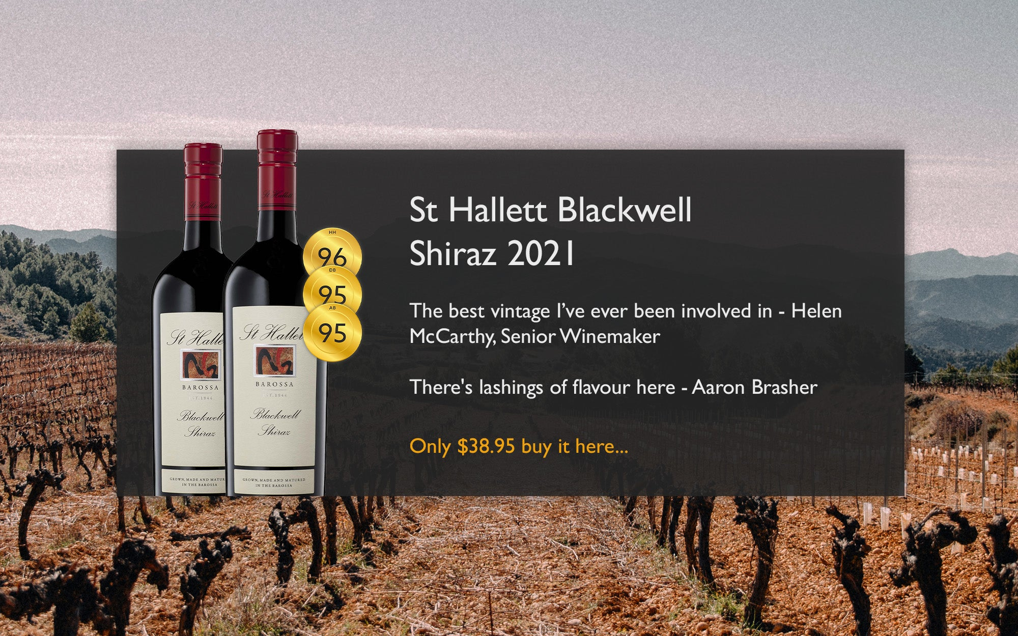 St Hallett Blackwell Shiraz 2021