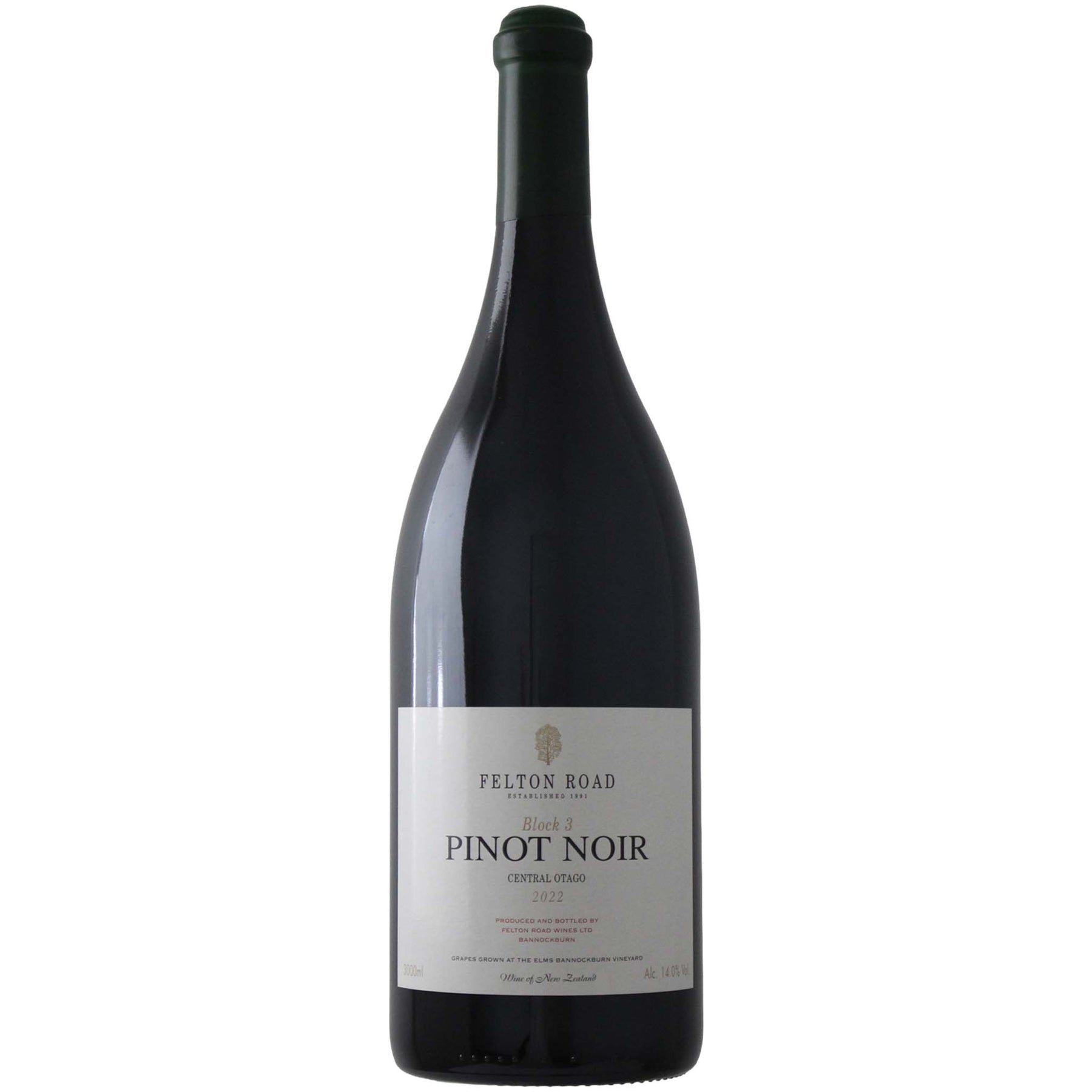 Felton Road Block 3 Pinot Noir 2022 (3000ml)
