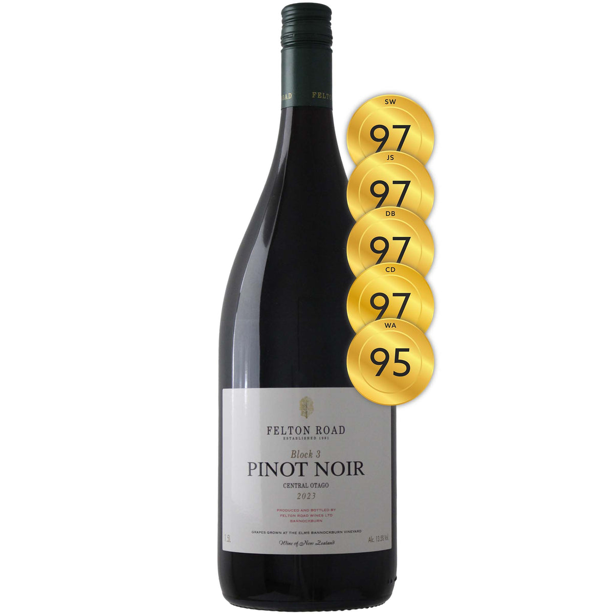 Felton Road Block 3 Pinot Noir 2023 (1500ml)