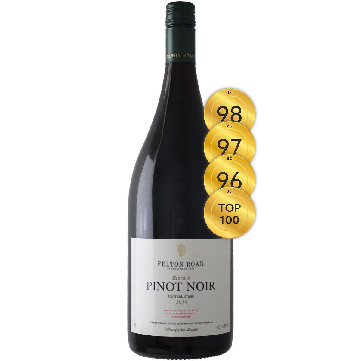 Felton Road Block 5 Pinot Noir 2019 (1500ml)