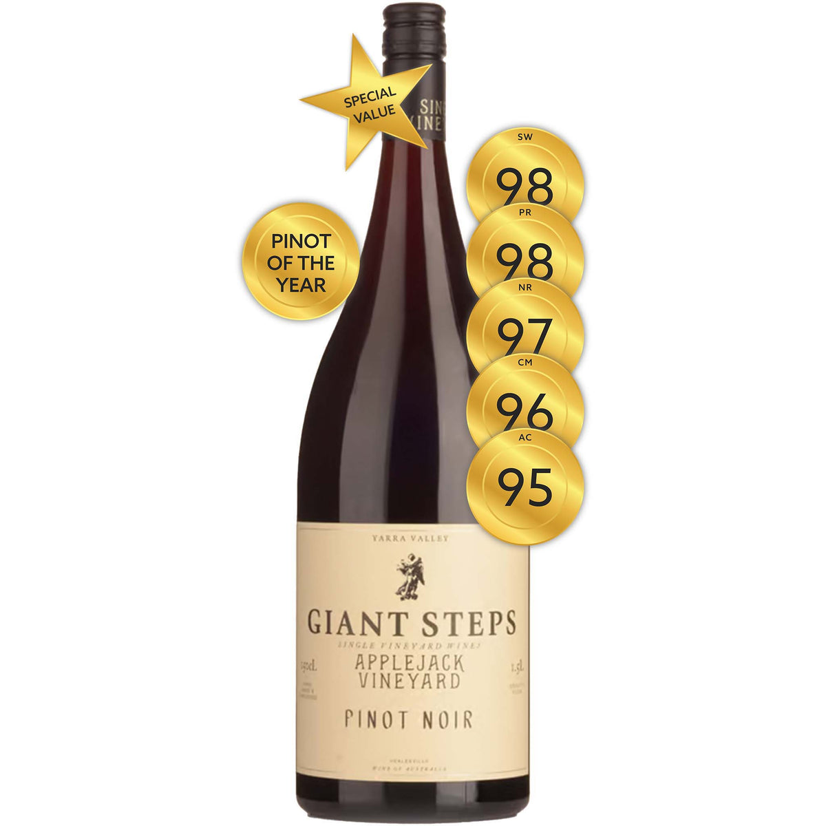 Giant Steps Applejack Vineyard Pinot Noir 2023 (1500ml)