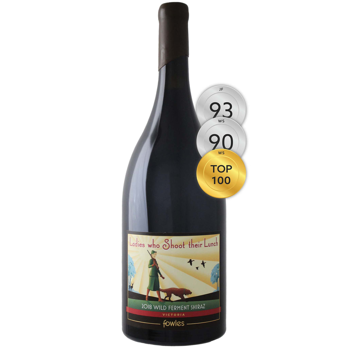 Ladies who Shoot their Lunch Wild Ferment Shiraz 2018 (1500ml)