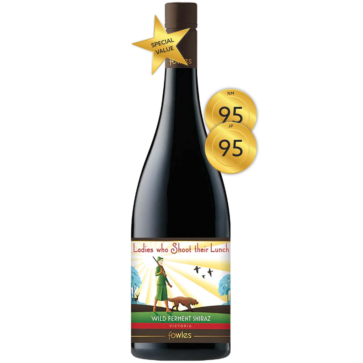 Ladies who Shoot their Lunch Wild Ferment Shiraz 2020