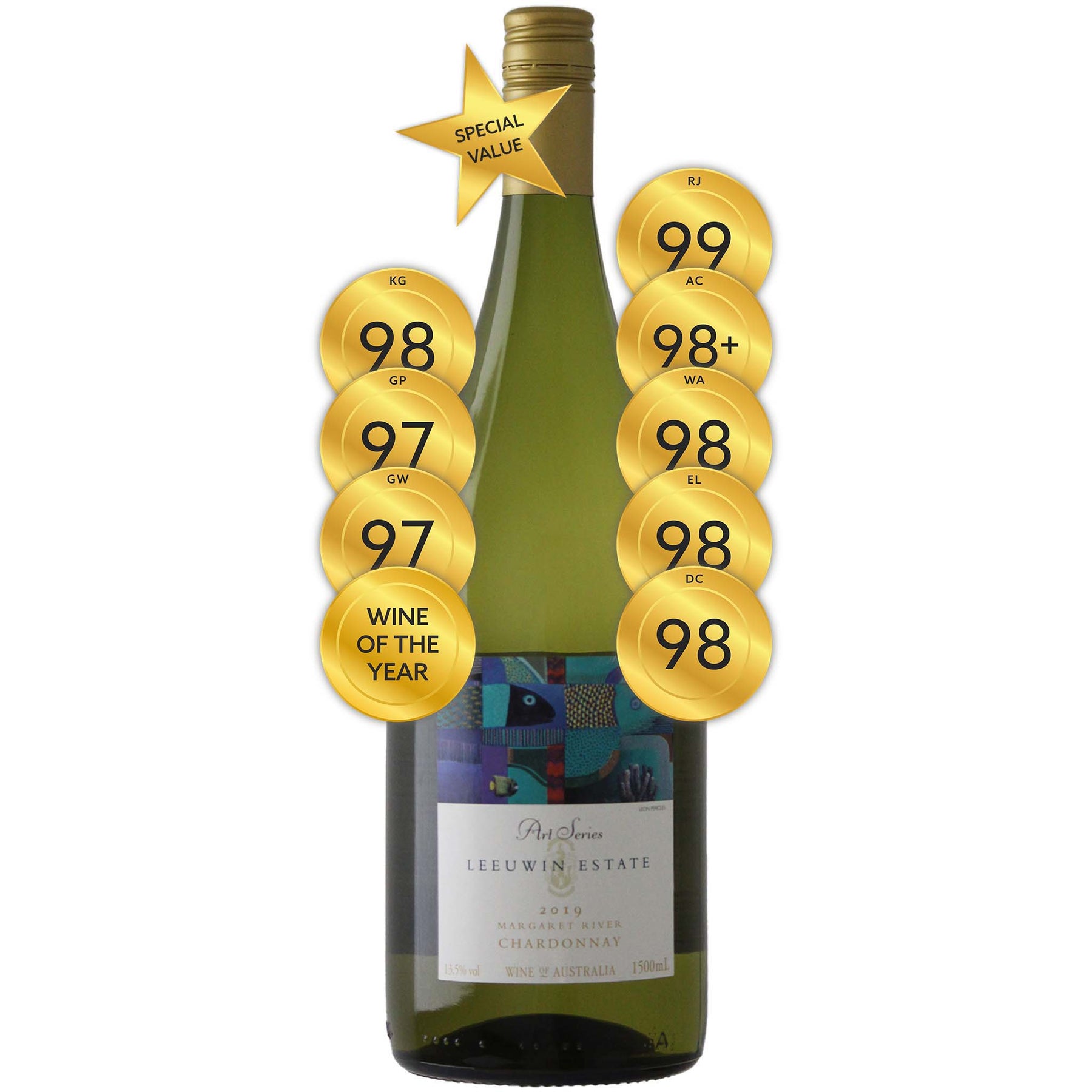 Leeuwin Estate Art Series Chardonnay 2019 (1500ml)