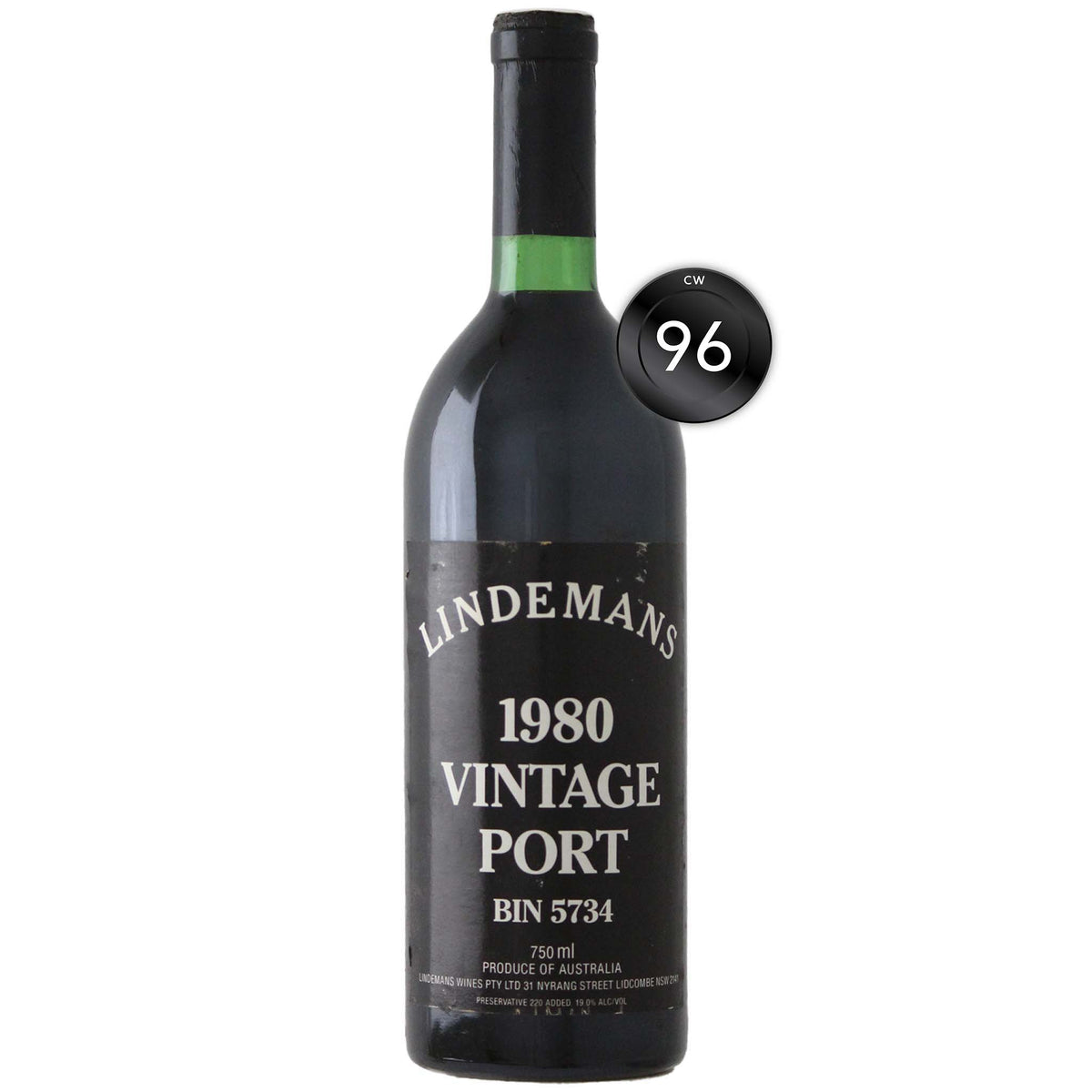 Lindemans Bin 5734 Vintage Port 1980