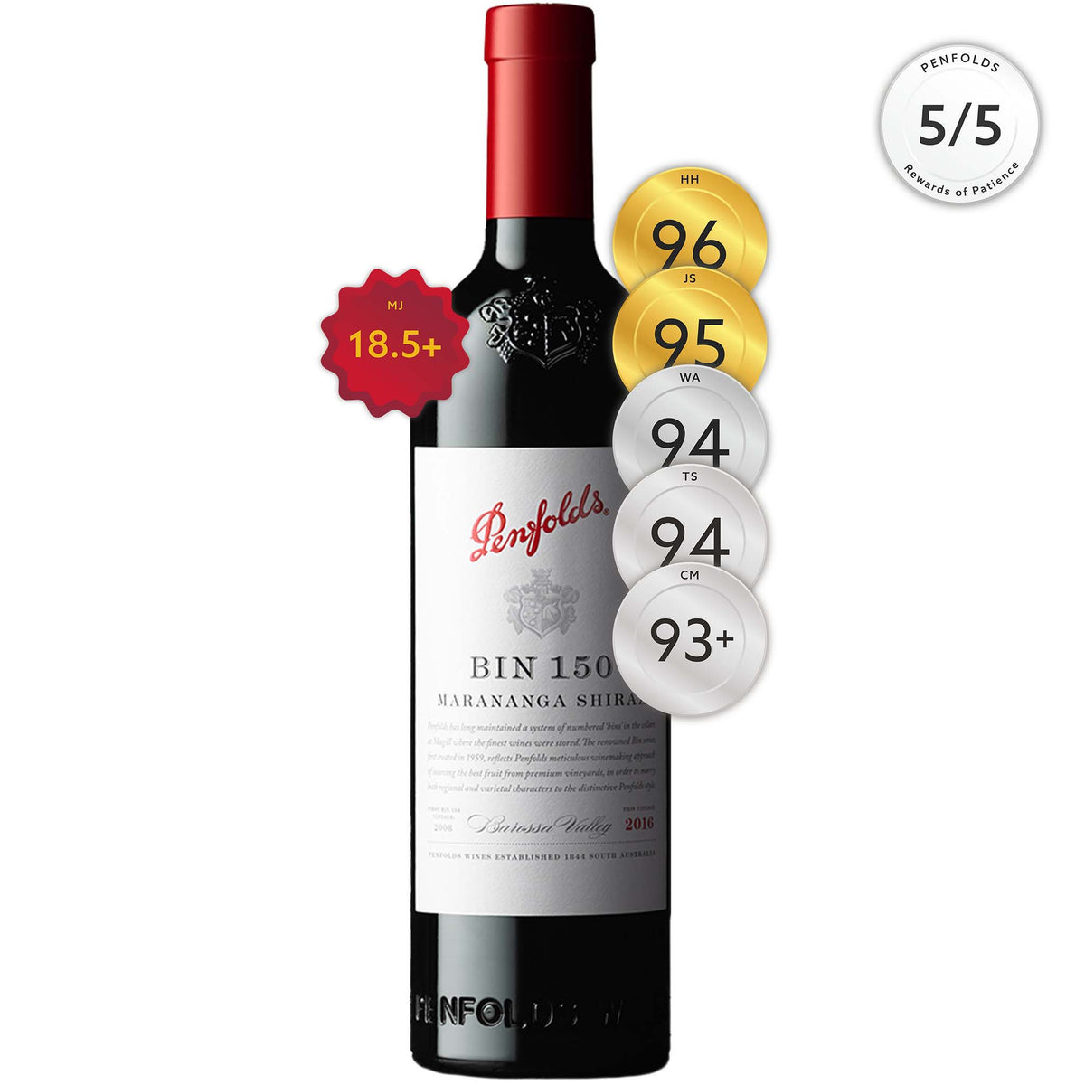 Penfolds BIN 150 マクラーレン・ヴァレー・シラーズ 750ml Penfolds Bin 150 Marananga Shiraz 2016