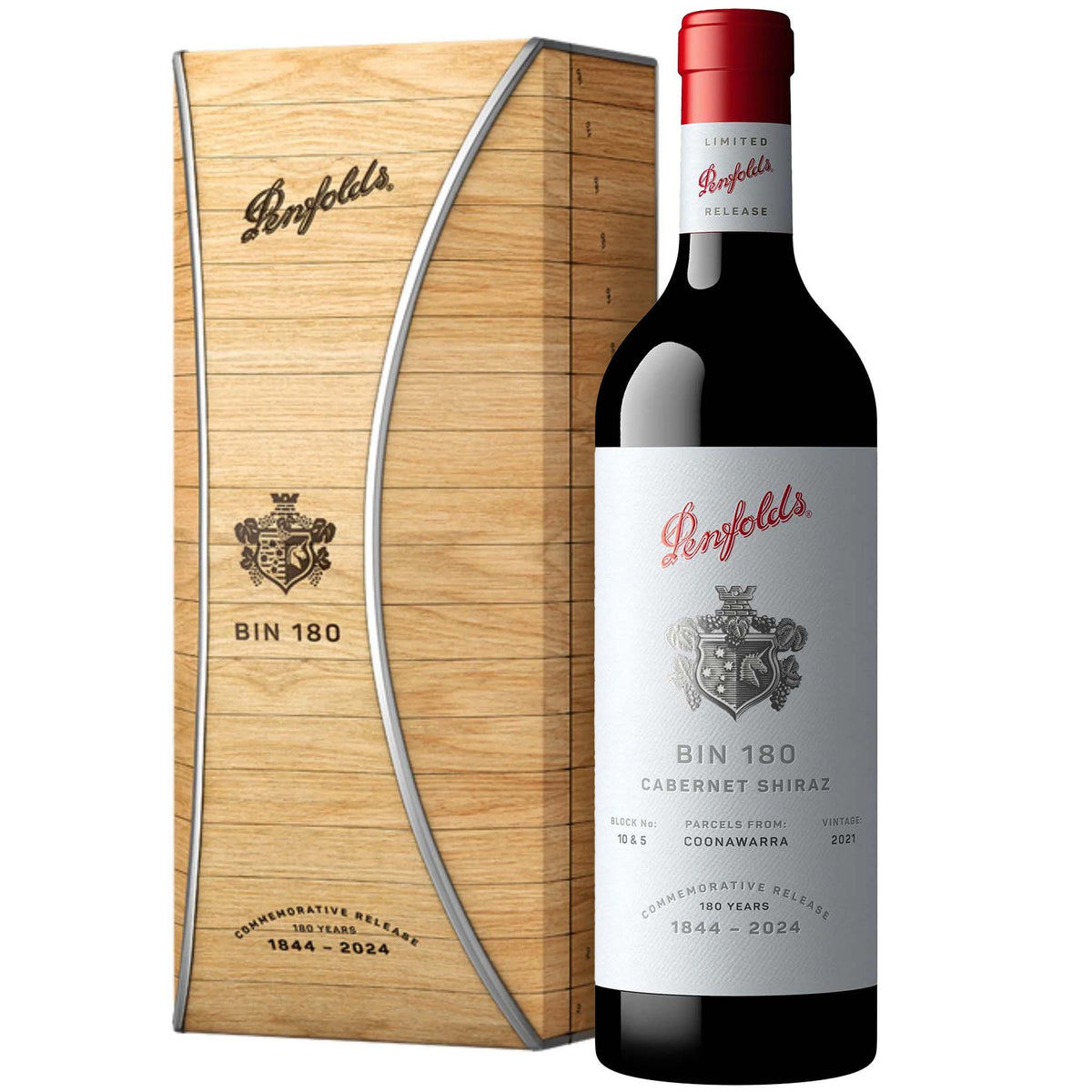 Penfolds Bin 180 Cabernet Shiraz 2021