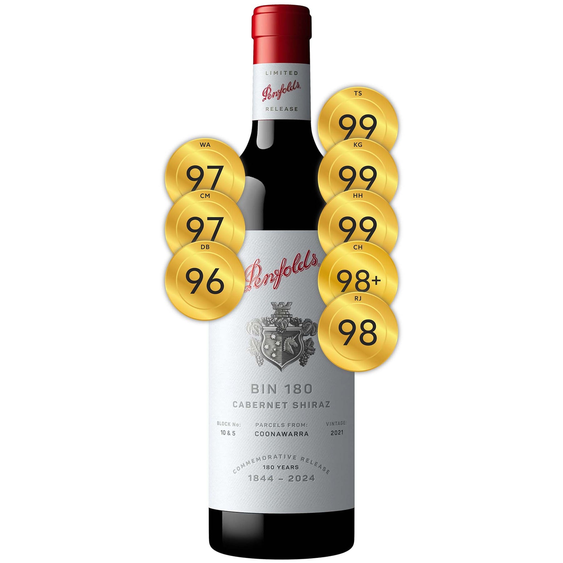 Penfolds Bin 180 Cabernet Shiraz 2021