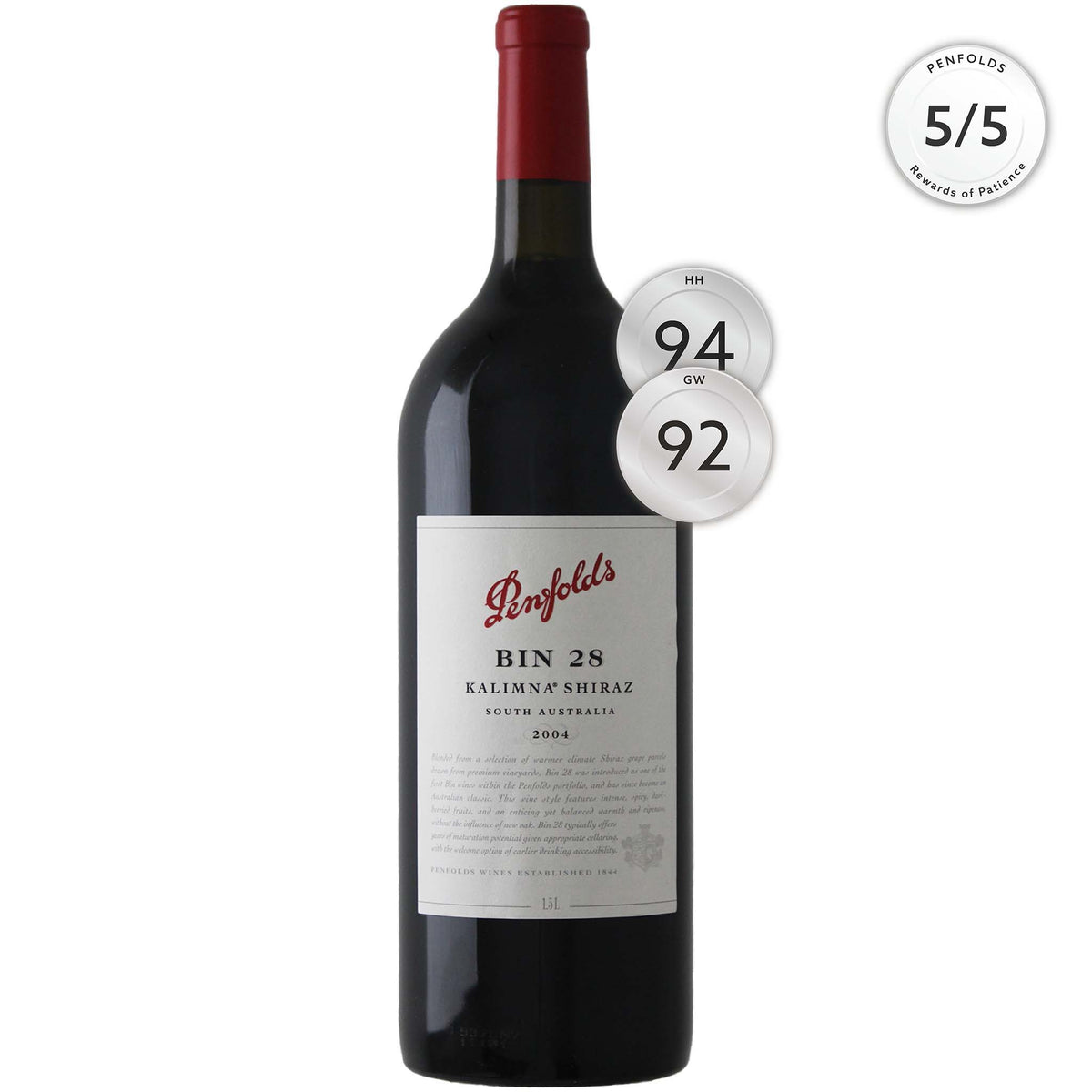 ワイン Penfolds Bin 28 Kalimna Shiraz 2004 Penfolds-Bin-28-Kalimna-Shiraz