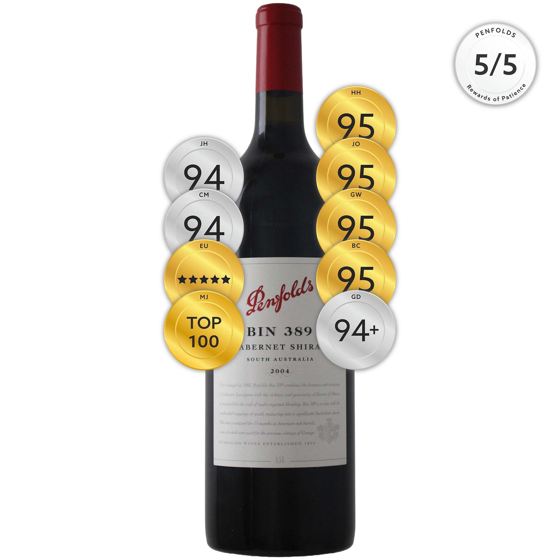 Penfolds Bin 389 Cabernet Shiraz 2004 (1500ml)