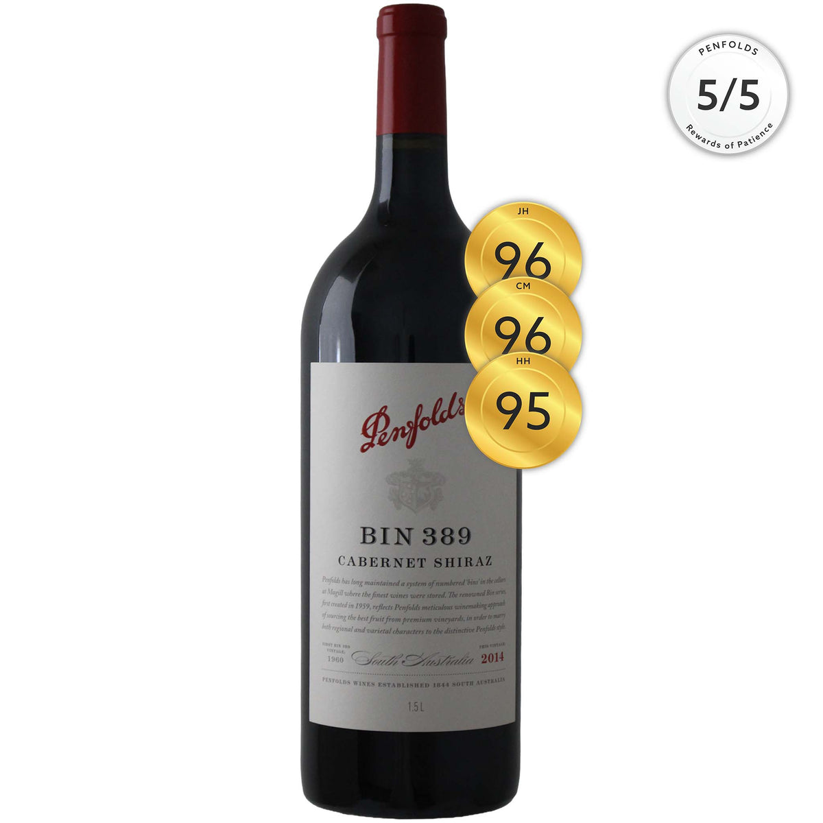 Penfolds Bin 389 Cabernet Shiraz 2014 (1500ml)