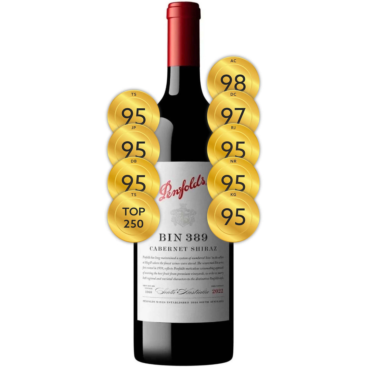 Penfolds Bin 389 Cabernet Shiraz 2022 (1500ml)