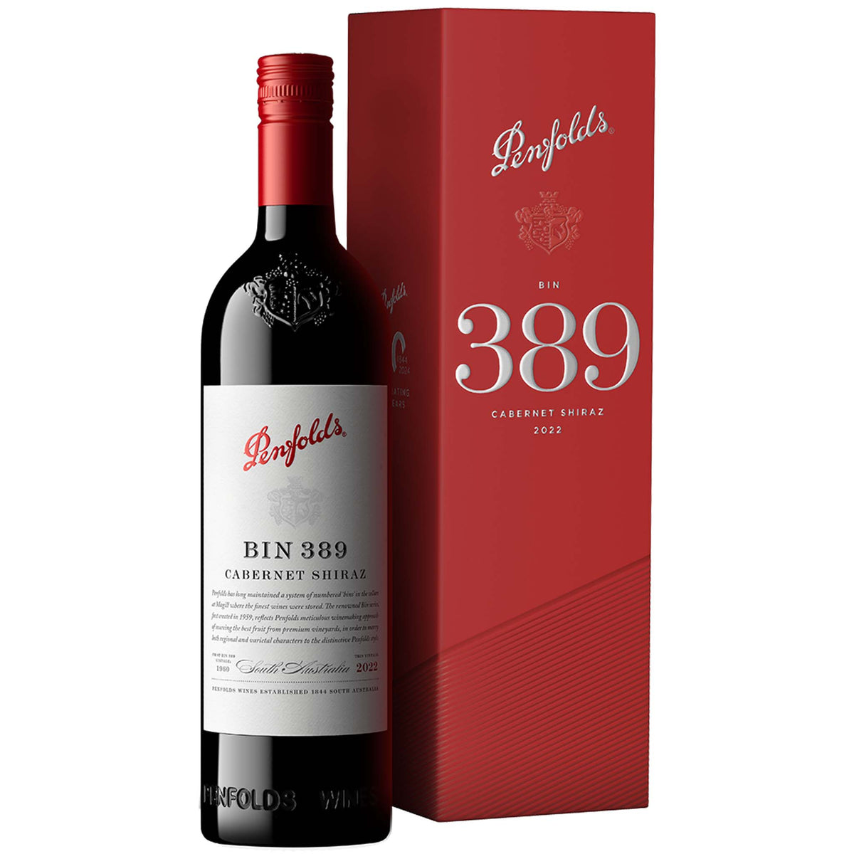 Penfolds Bin 389 Cabernet Shiraz 2022 (Gift Box)