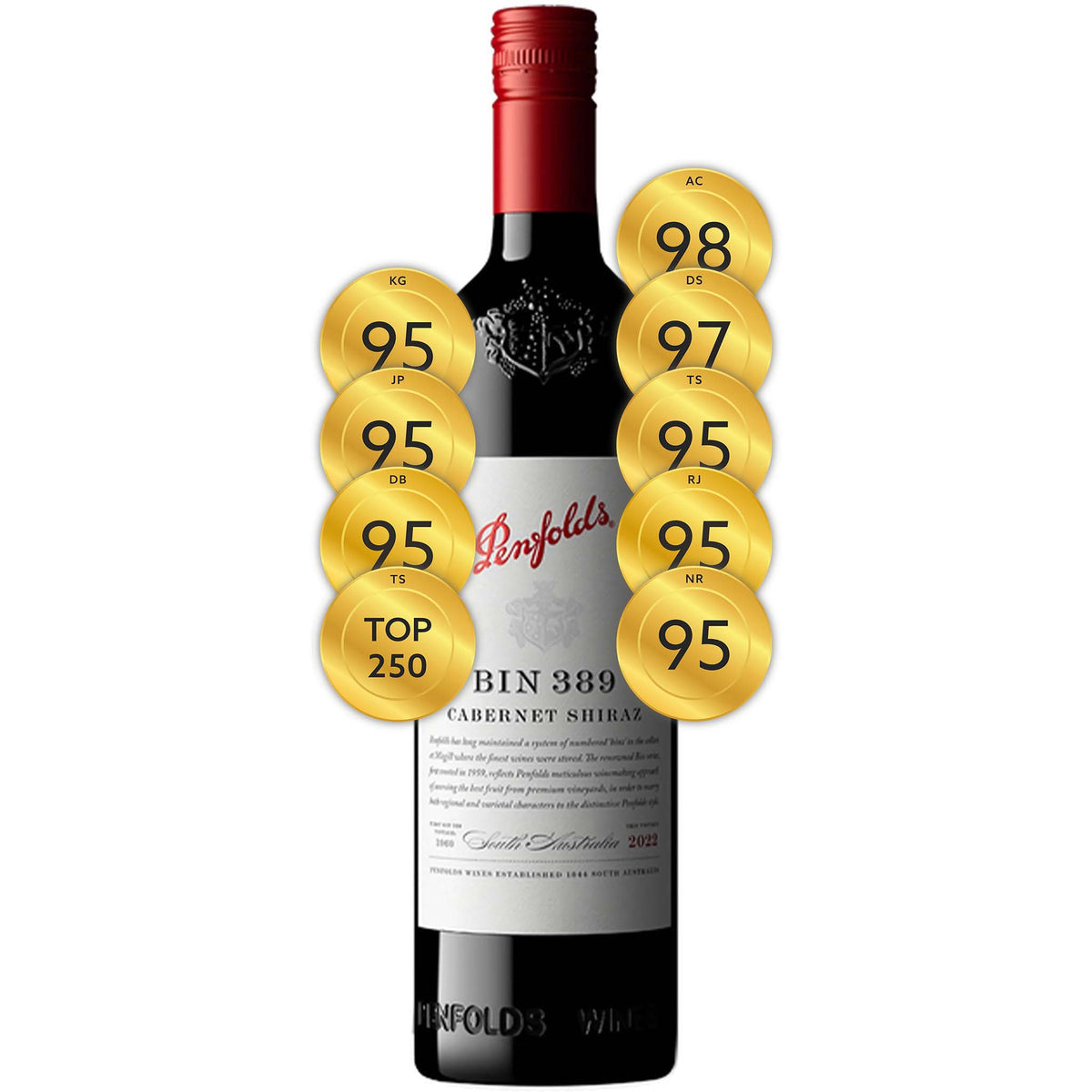 Penfolds Bin 389 Cabernet Shiraz 2022 (Gift Box)