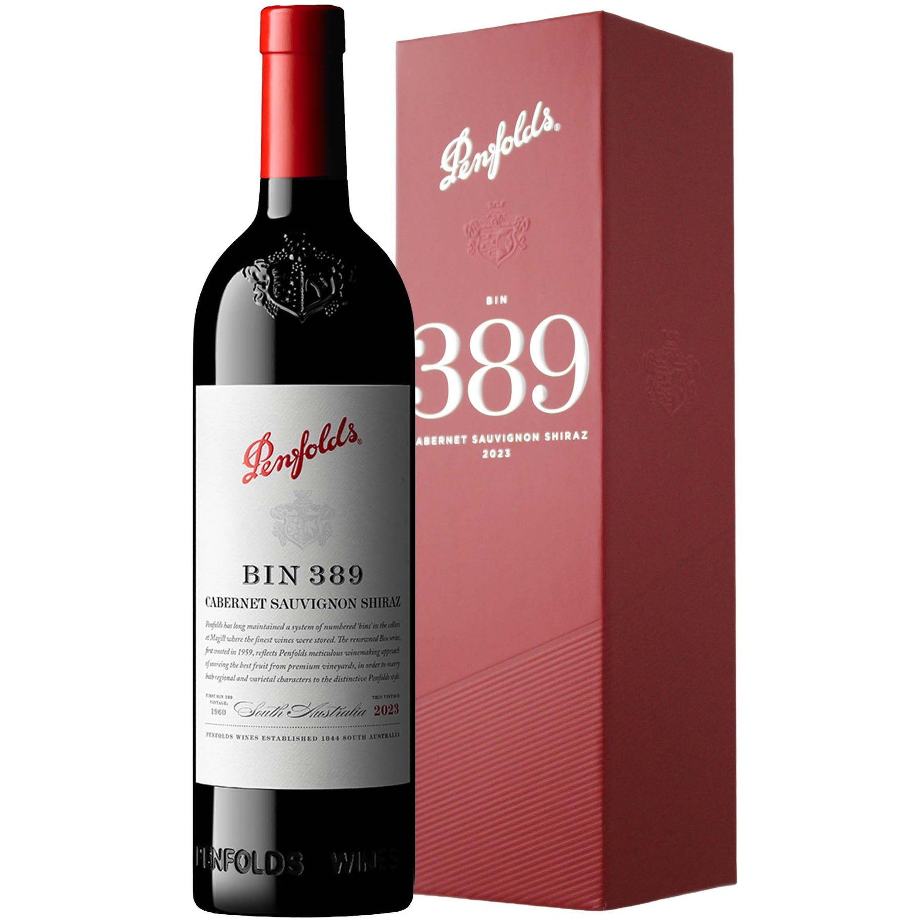 Penfolds Bin 389 Cabernet Shiraz 2023 (Gift Box)