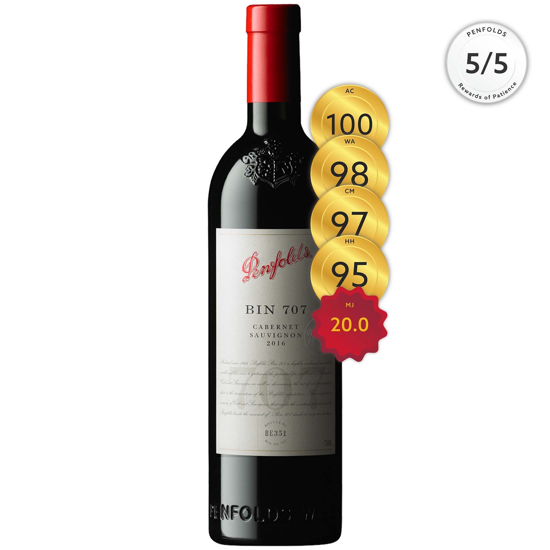 Penfolds Bin 707 Cabernet Sauvignon 2016 (Gift Box)